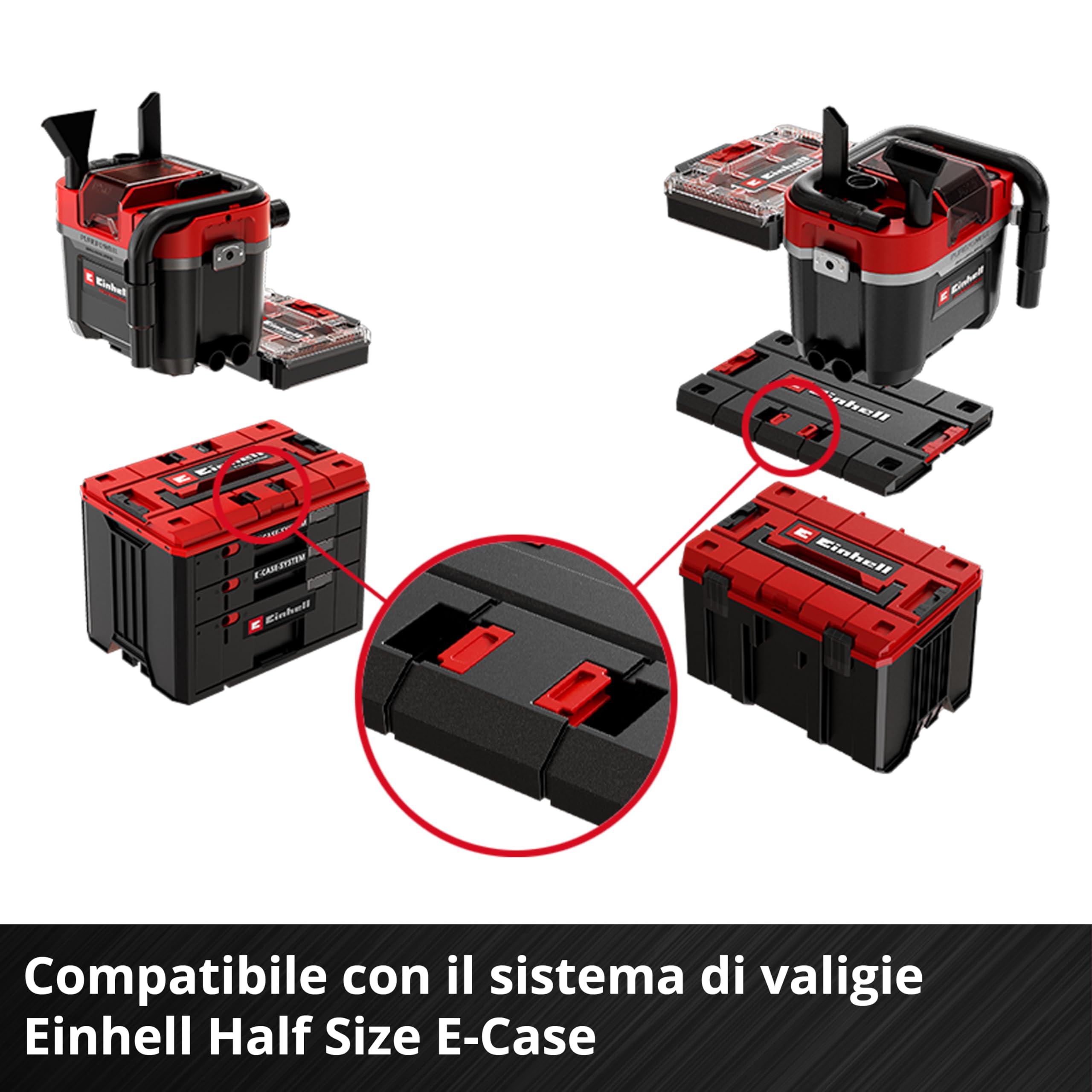 Einhell TP-VC 18/10 Li BL L-Solo Professional Aspirasolidi e liquidi 18 V Brushless 10 l