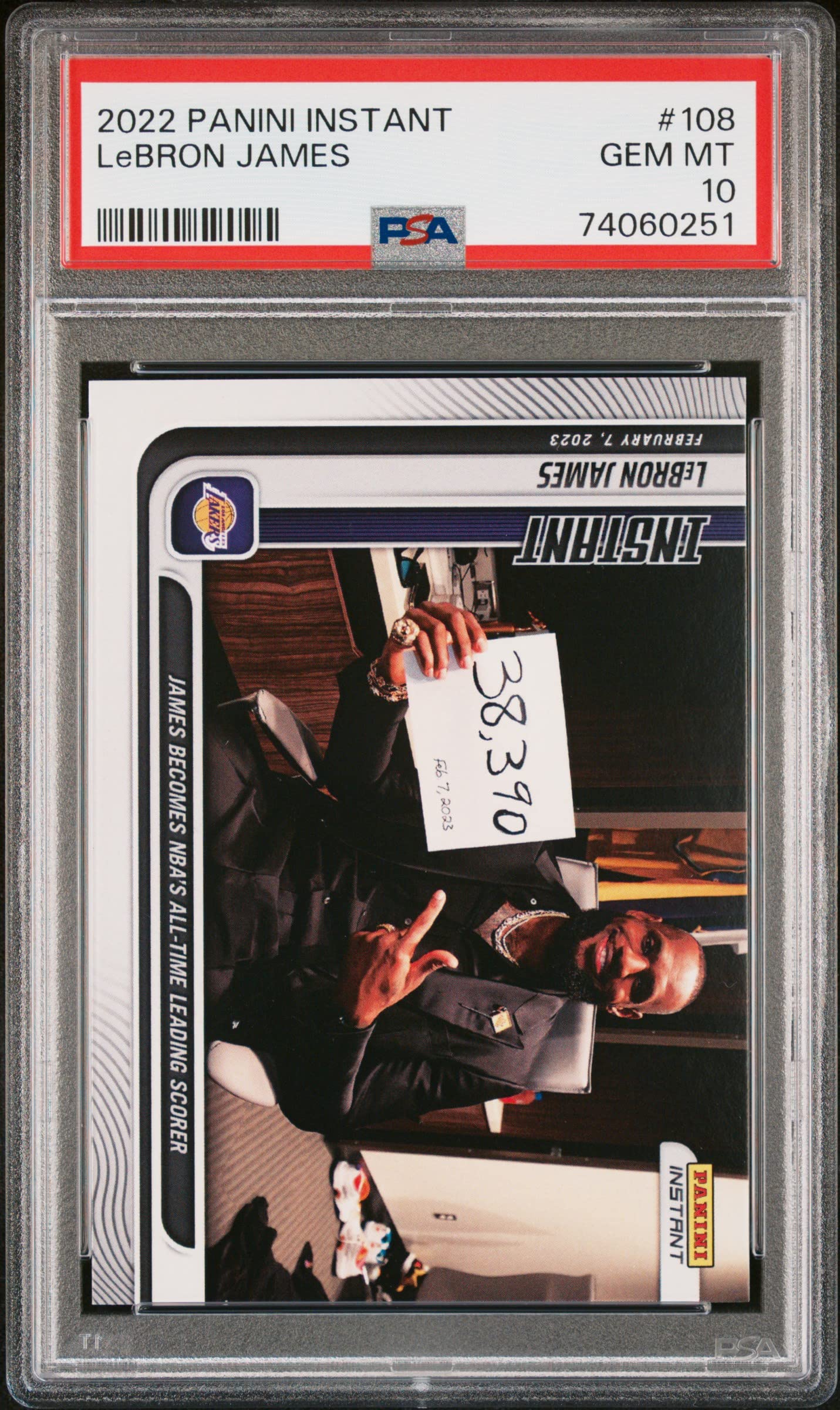 Amazon.com: LeBron James 2022 Panini Instant Breaks Kareem Abdul