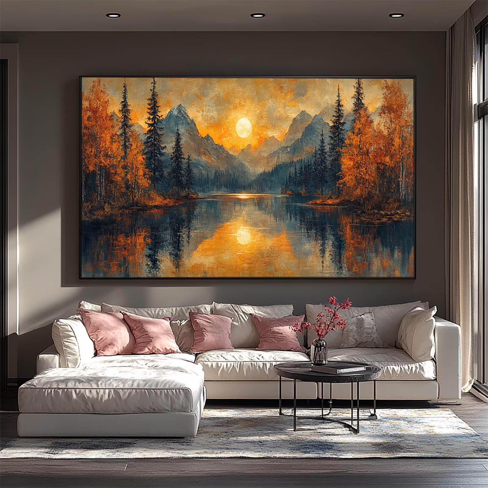 5D DIY Księżyc diamentowy zestaw artystyczny, dla dorosłych, drzewo do malowania, pełne wiercenie kryształów, płótno, sztuka ścienna, 81 x 162 cm, haft krzyżykowy, farba po numerach, dekoracja pokoju