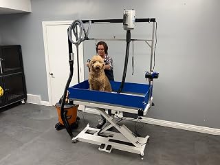 Duralift 41 Ultimate Grooming Table Package - 300lb Capacity, Groom Guard, Vacuum, Dryer for Pro Dog Groomers