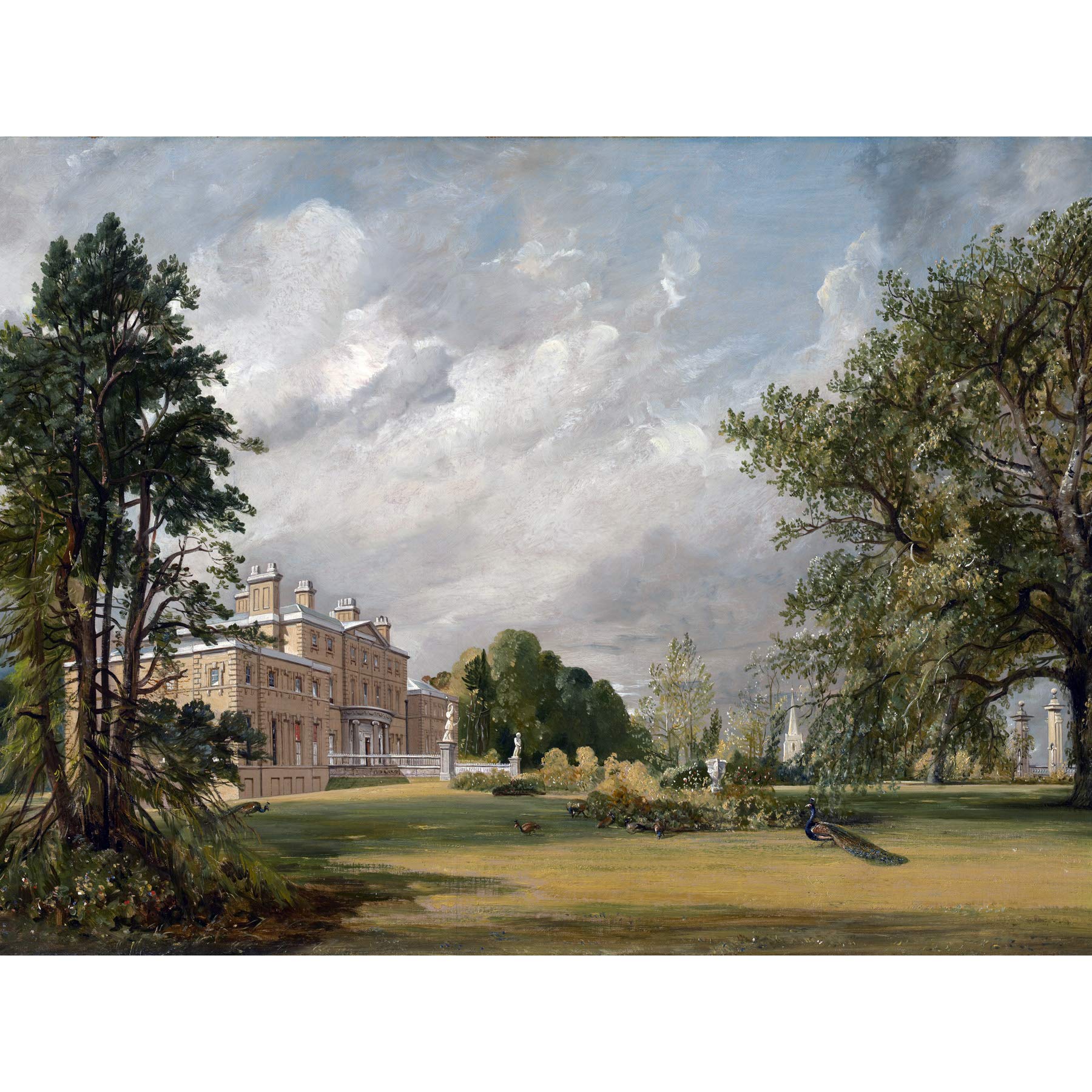 Artery8 Constable Malvern Hall 1821 Painting Premium Wall Art Canvas Print 18X24 Inch
