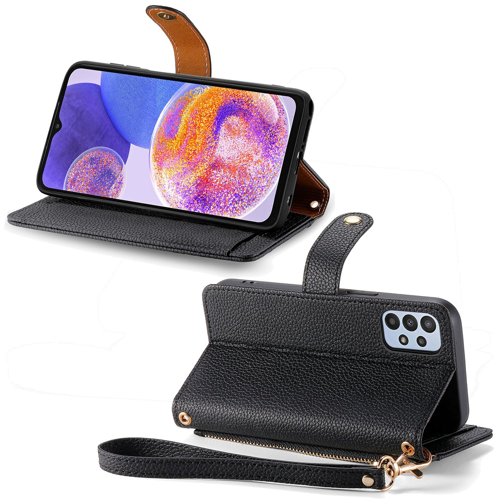 Amazon.com: Compatible with Moto G53 5G Cover,Flip Stand