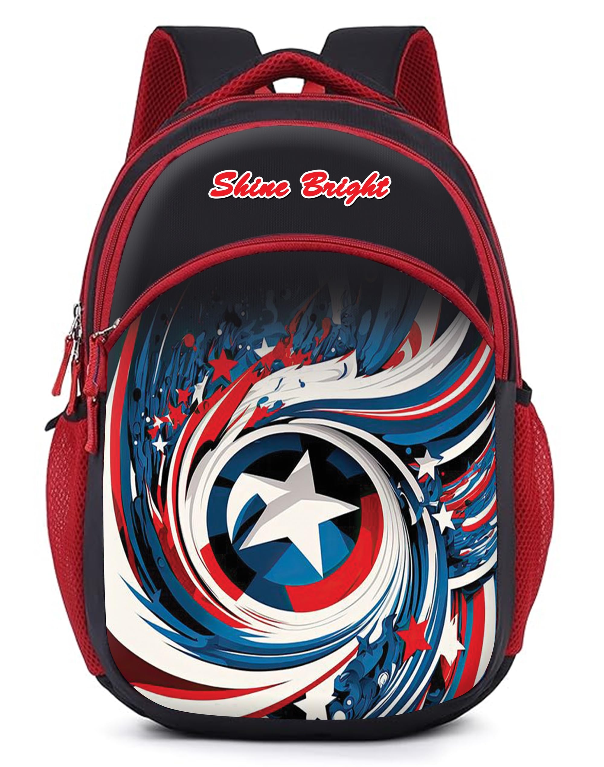ronaldo School Bag CR7 Daypack Casual Backpack for Kids Children Boys And Girls 7-12 Years. (B_BLUE)-picture-27