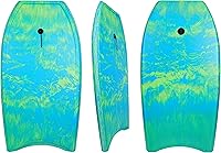 Vista 17 de ATUNAS Tablas de cuerpo, 33 a 43 pulgadas, bodyboard para playa con correa de muñeca, espuma sólida de PE/EVA impermeable de celda cerrada, surf