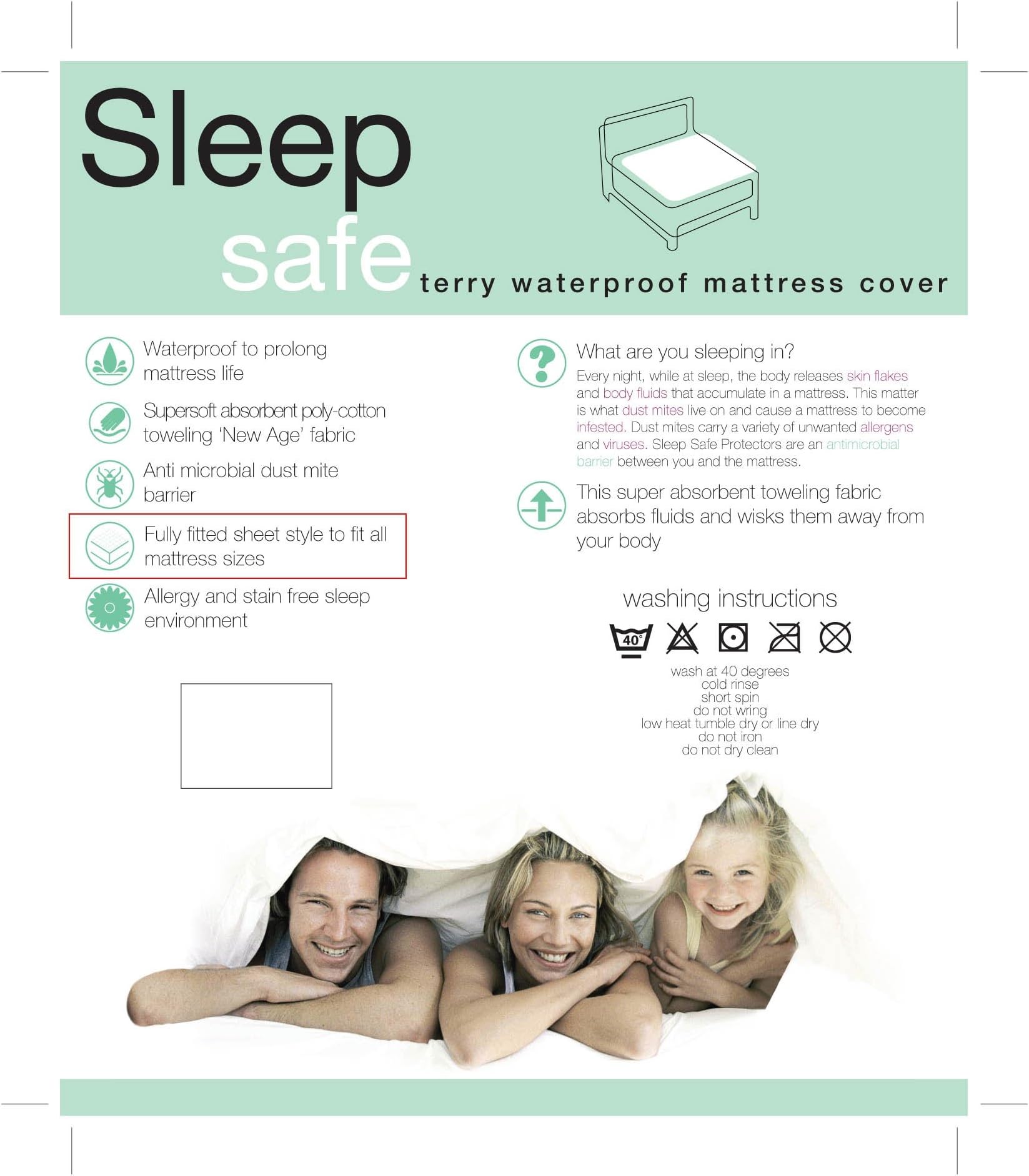 Emma BarclayTerry Finish Waterproof Mattress Protector - Bunk Bed