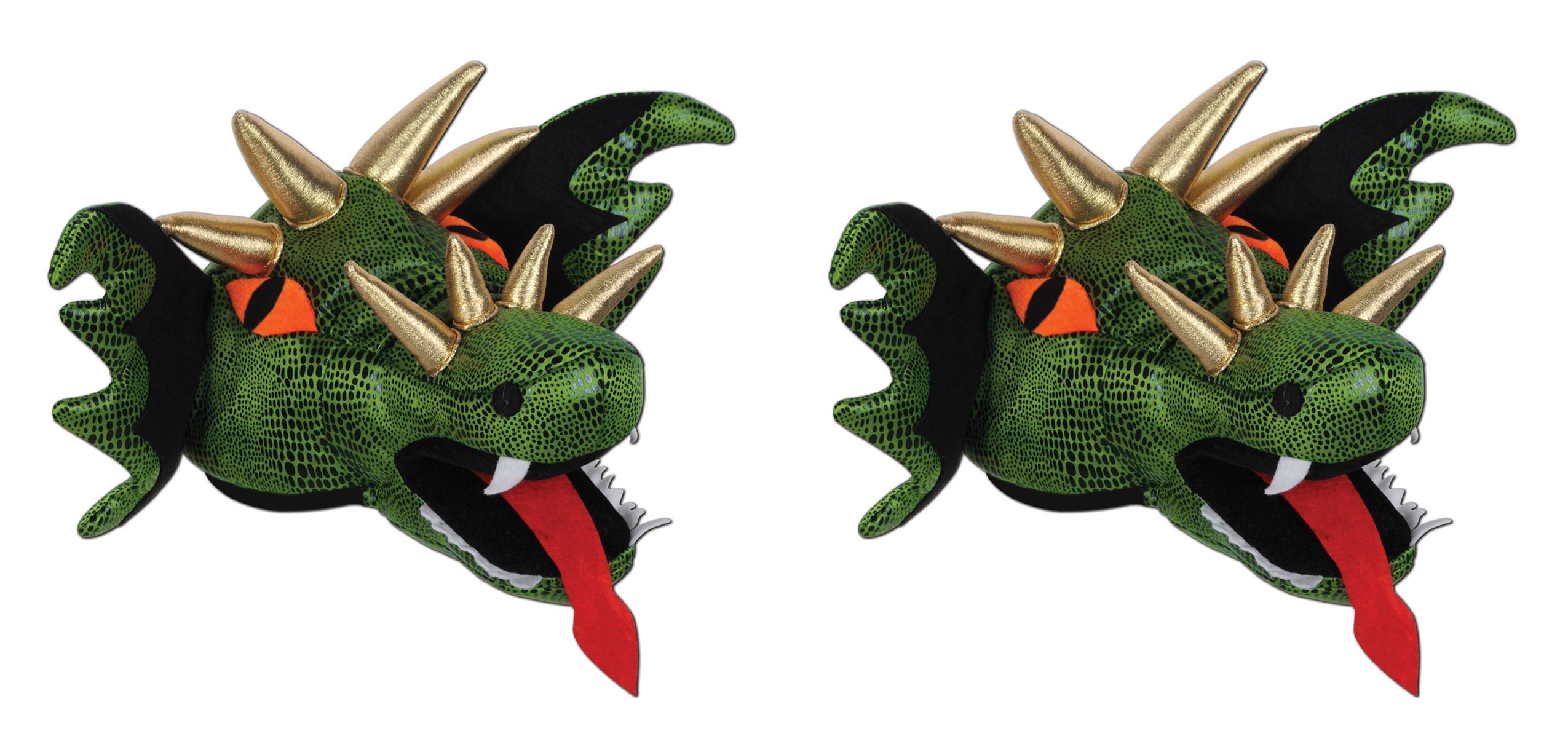Chapeau de dragon Beistle multicolore en lot de 2 pour anniversaire