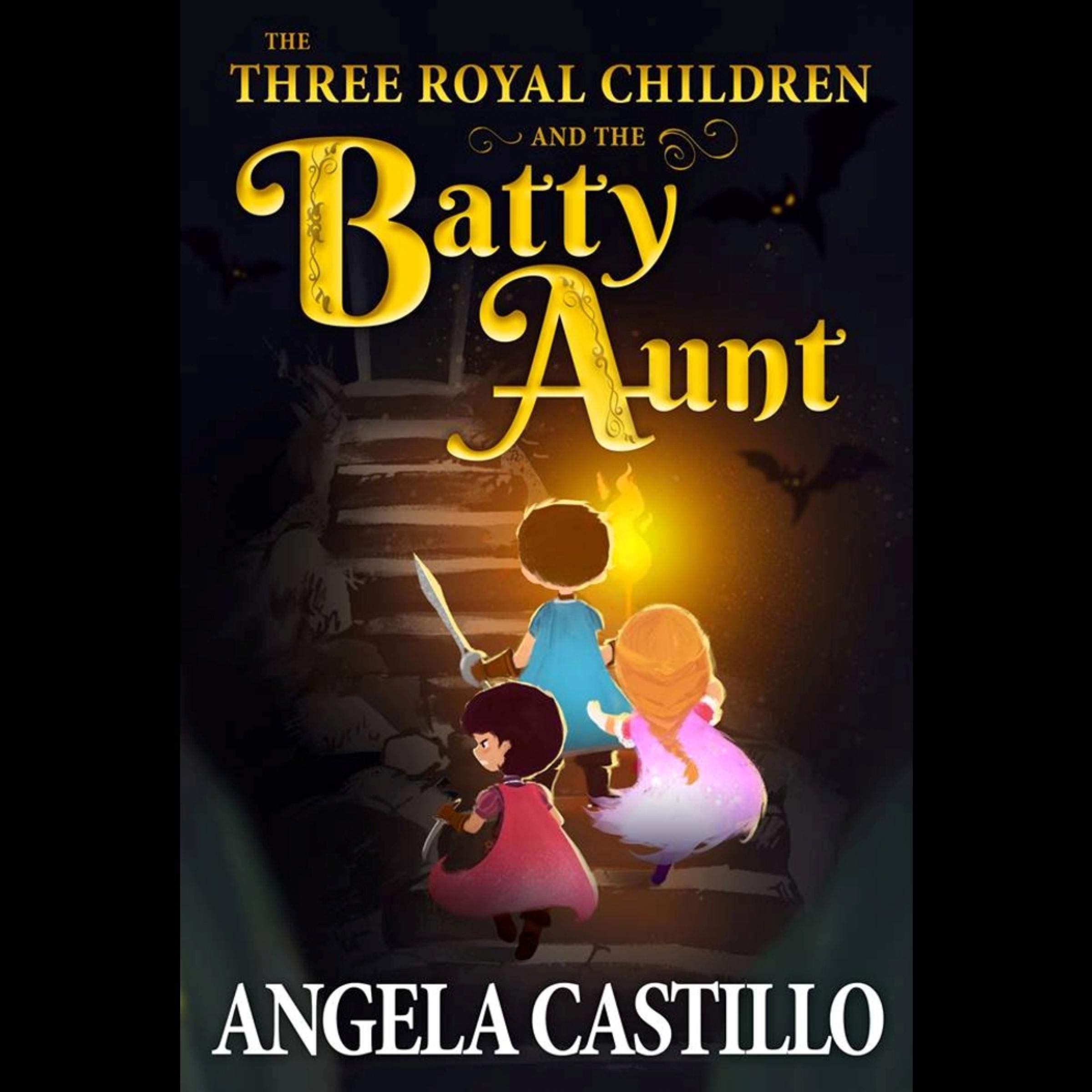 Cover art for The Three Royal Children and the Batty Aunt