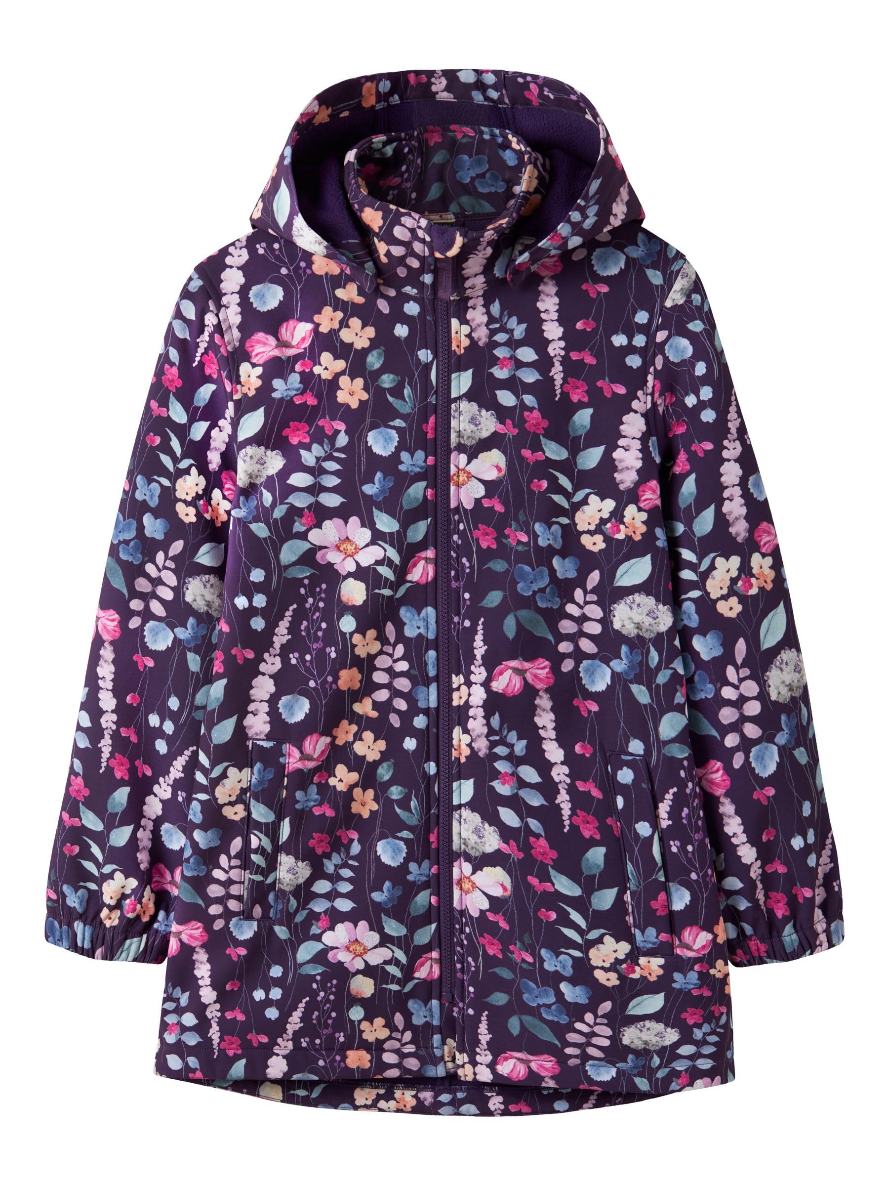 NAME IT Mädchen Nkfalfa08 Softshell Jacket Long Aop2 Fo