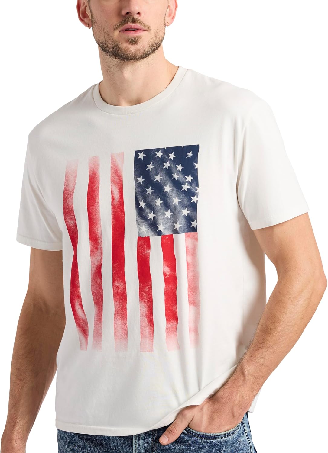 Buffalo David Bitton Men's Short Sleeve Americana Tee