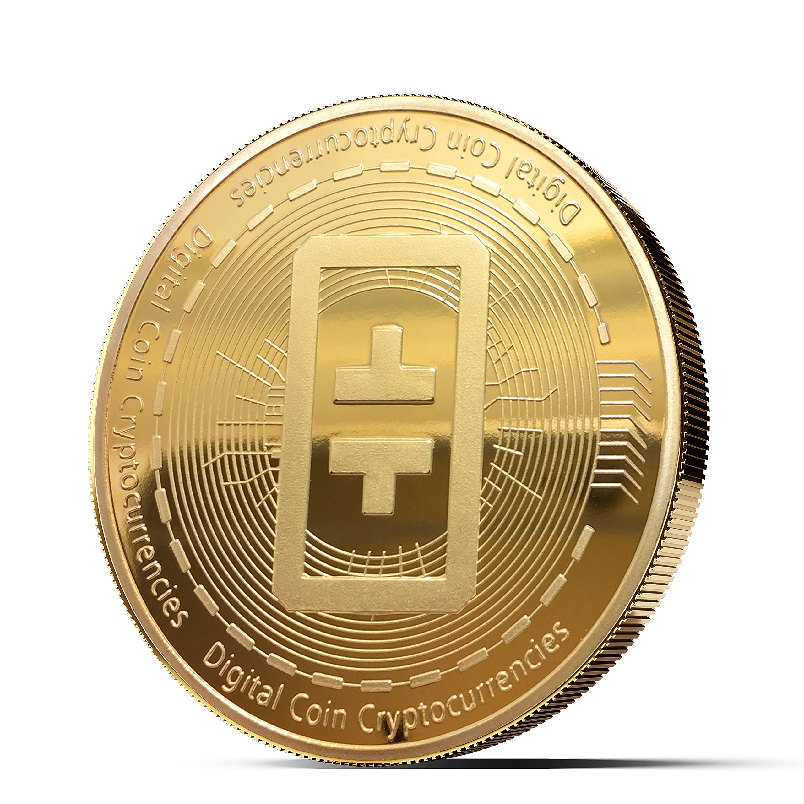 innoGadgets Medalla física de Dogecoin chapada en Oro auténtico de 24 Quilates. Auténtica Pieza de coleccionista con Estuche Protector, cápsula de Monedas Fans de Dogecoin. — view 8