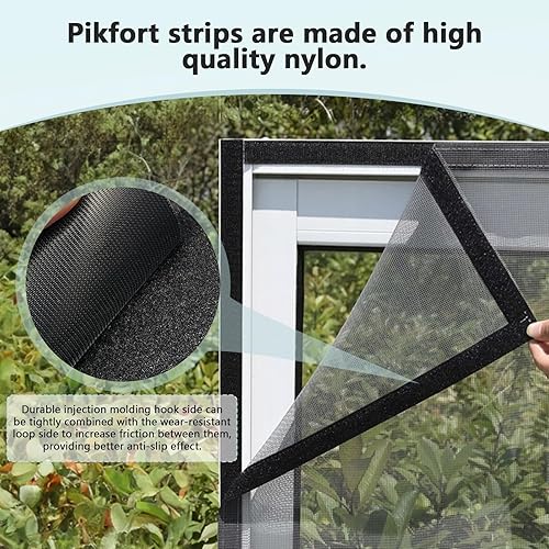 Miniatura 9 de Tiras de cinta de velcro de 4 pulgadas x 18 pies con adhesivo resistente para evitar que los cojines de sofá se deslicen, alfombra de rollos de