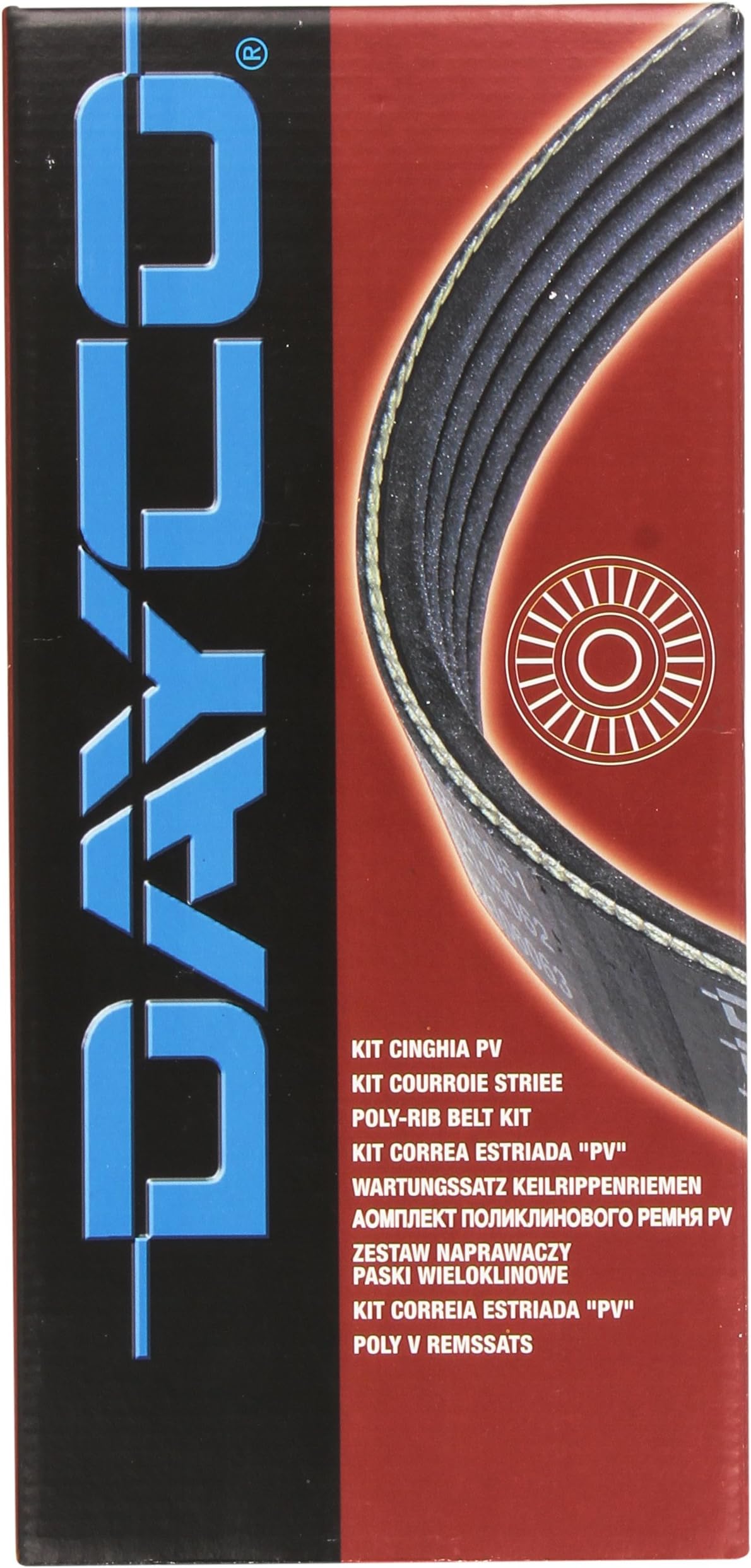 Dayco PVE002 Poly Rib Belt kit