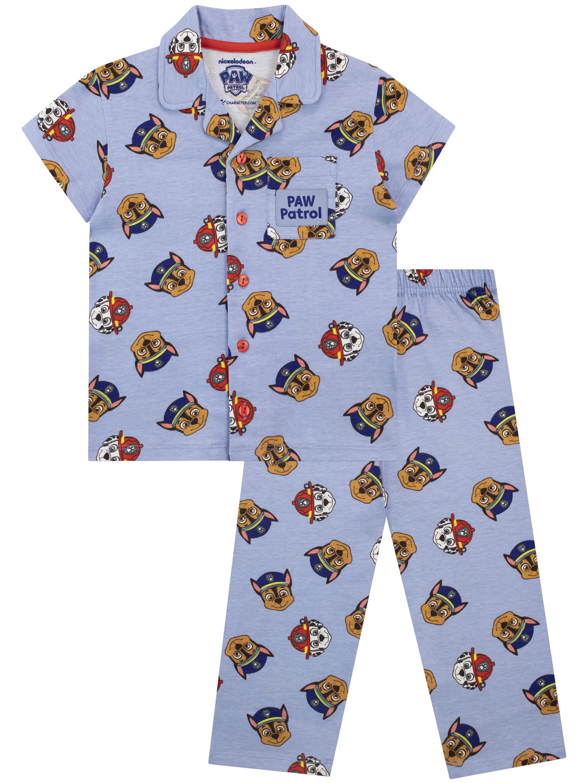 Paw Patrol Boys Blue Pyjamas Chase Marshall 18-24 Months