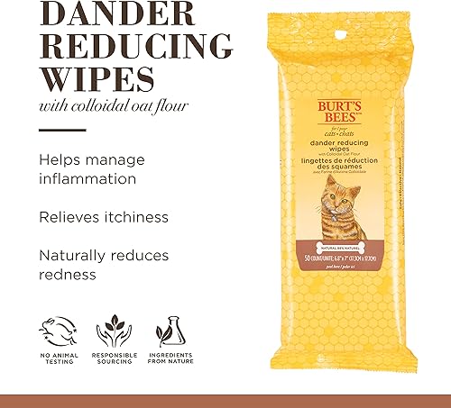 Miniatura 5 de Toallitas calmantes para gato Burts Bees, paquete de de 1