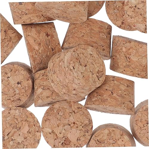 Miniatura 3 de Luxshiny 30 corchos de corcho para botellas de vino, corcho de vino, tapones de corcho, tarros de corcho, botellas de cerveza, tapones de corcho,