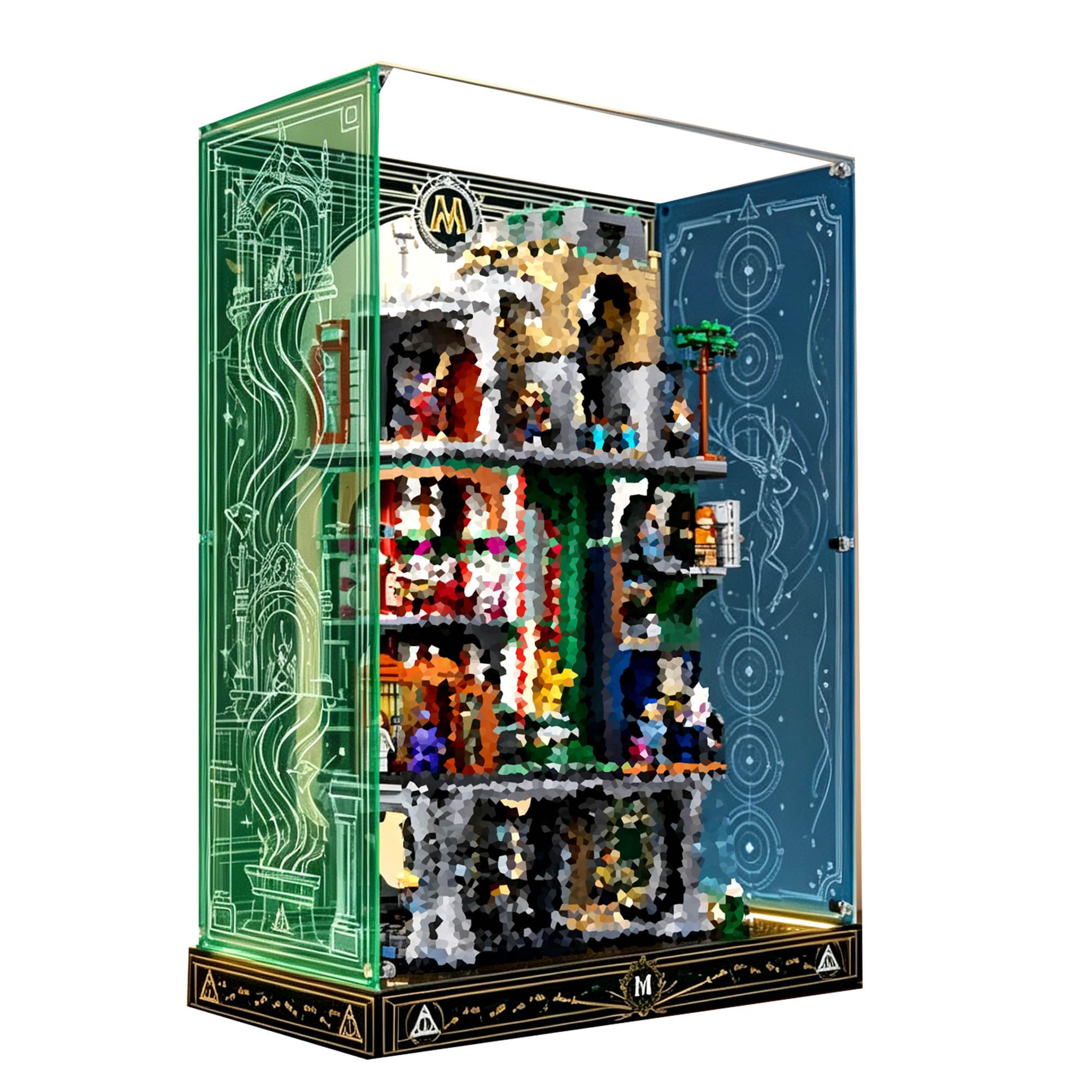 Vetrina compatibile con Le-go 76476 Ministry of Magic Sets