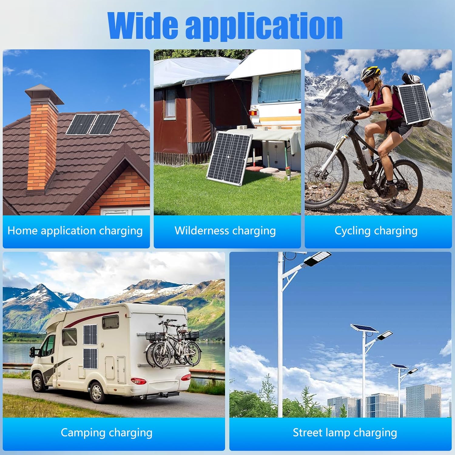 KEPEAK Solar Panel Kit 25W 12V, Solar Battery Trickle Charger Maintainer + Controller for Boat Car RV Motorcycle Marine Automotive