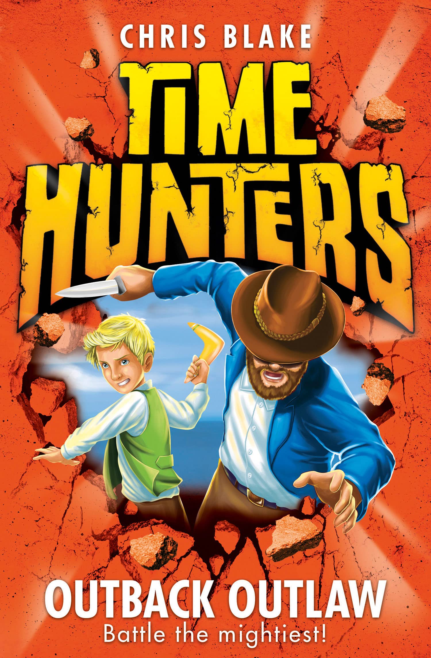 TIME HUNTERS OUTBACK OUTLAW PB by Chris Blake (Paperback Book)