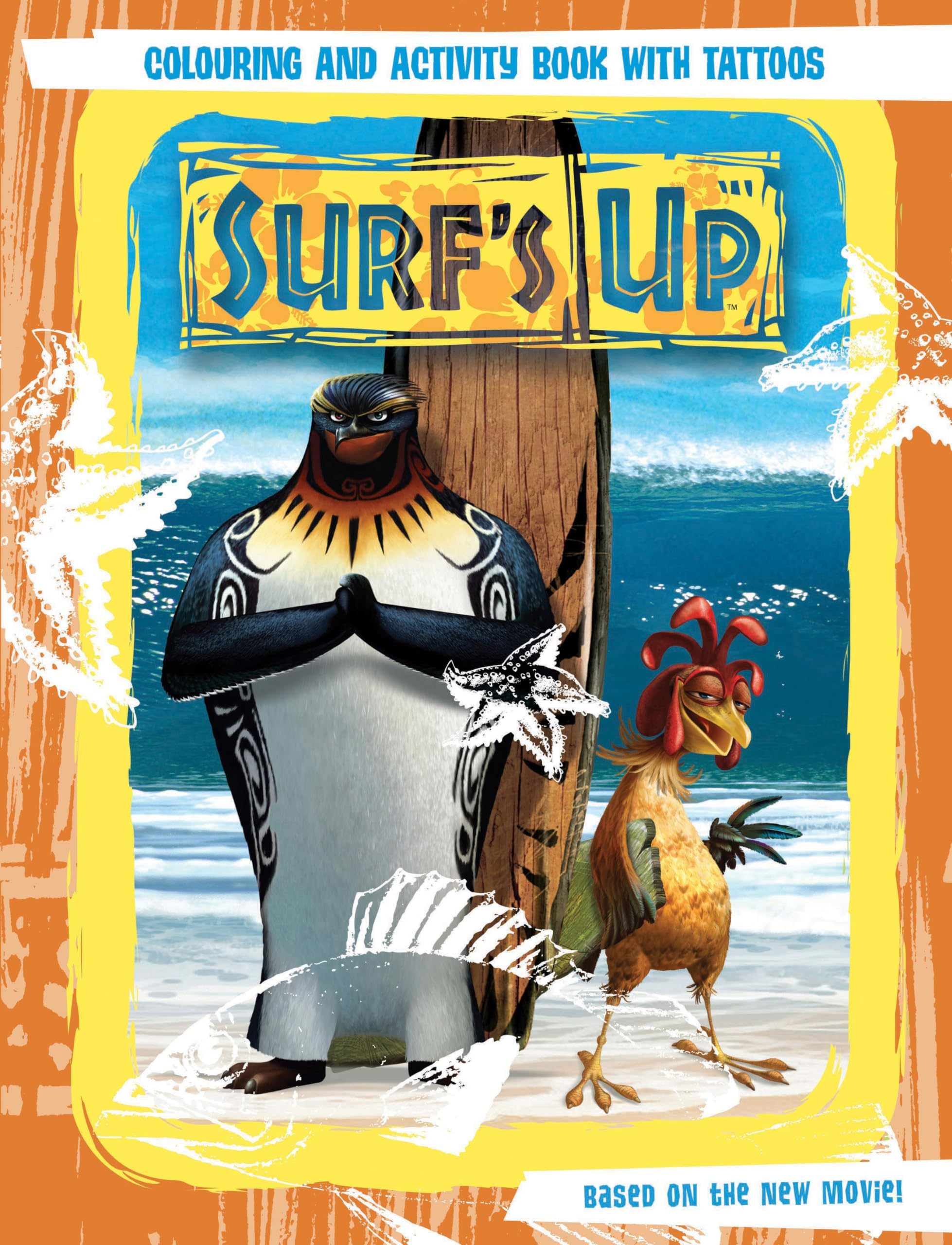 Surf's Up: Colouring and Activity Book with Tattoos
