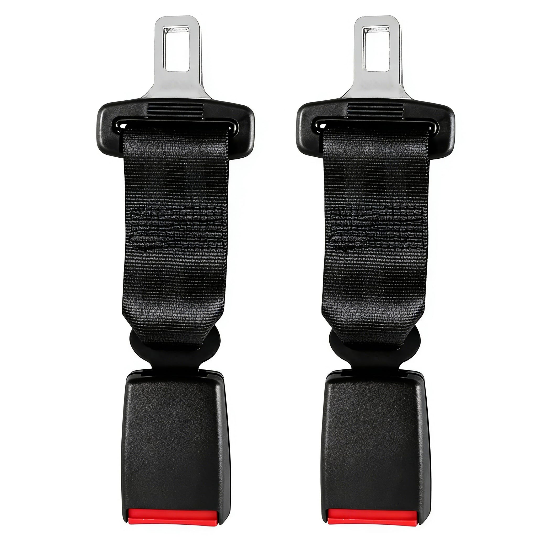 Accesorios genéricos universales, Negro, Hebilla metálica, Lote de 2