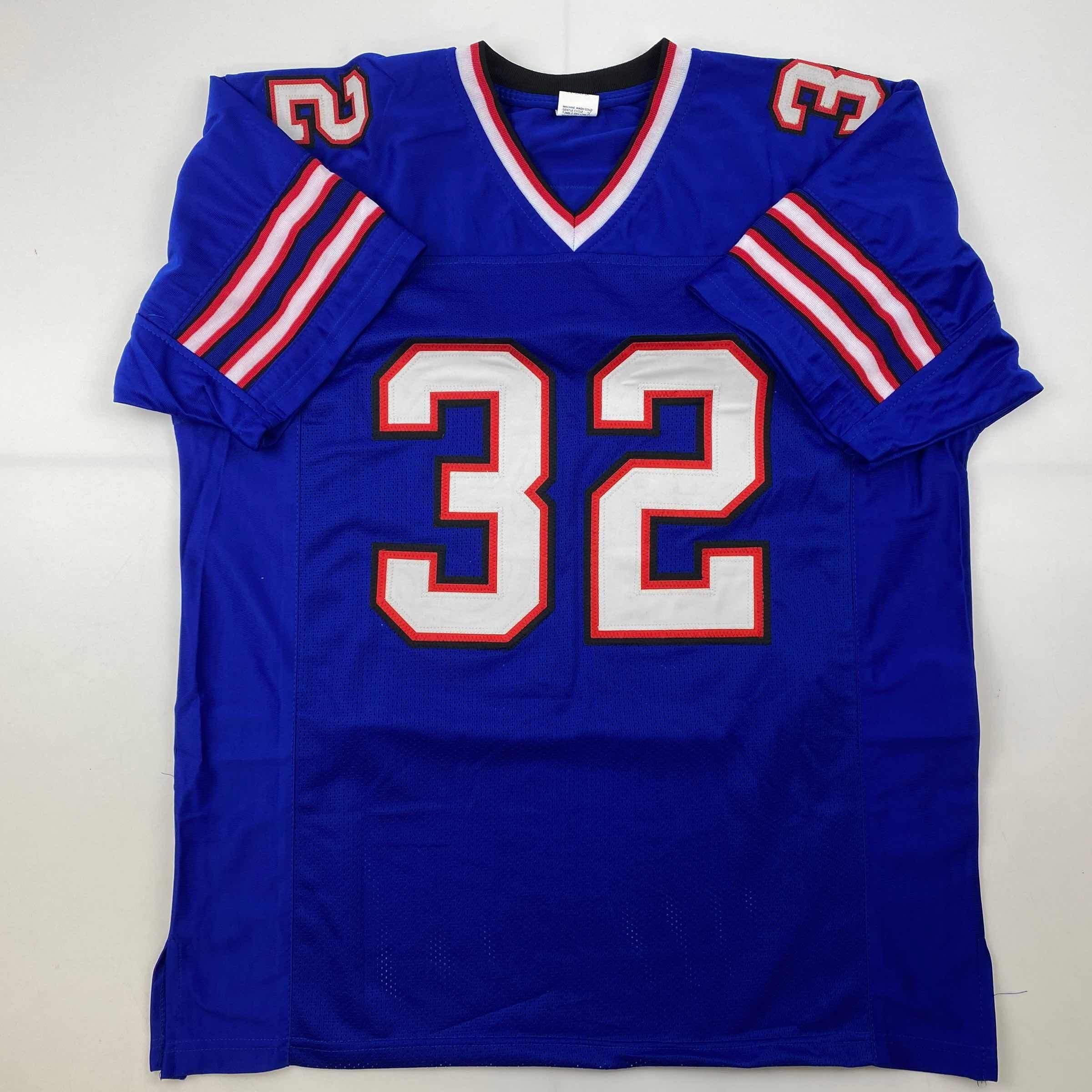 Facsimile Autographed OJ O.J. Simpson Buffalo Blue Reprint Laser