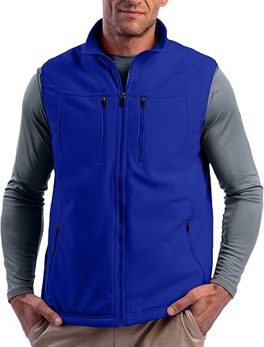 Miniatura 1 de SCOTTeVEST Fireside - Chaleco de forro polar para hombre, 15 bolsillos ocultos, cálido, resistente a las arrugas, para viajes y más