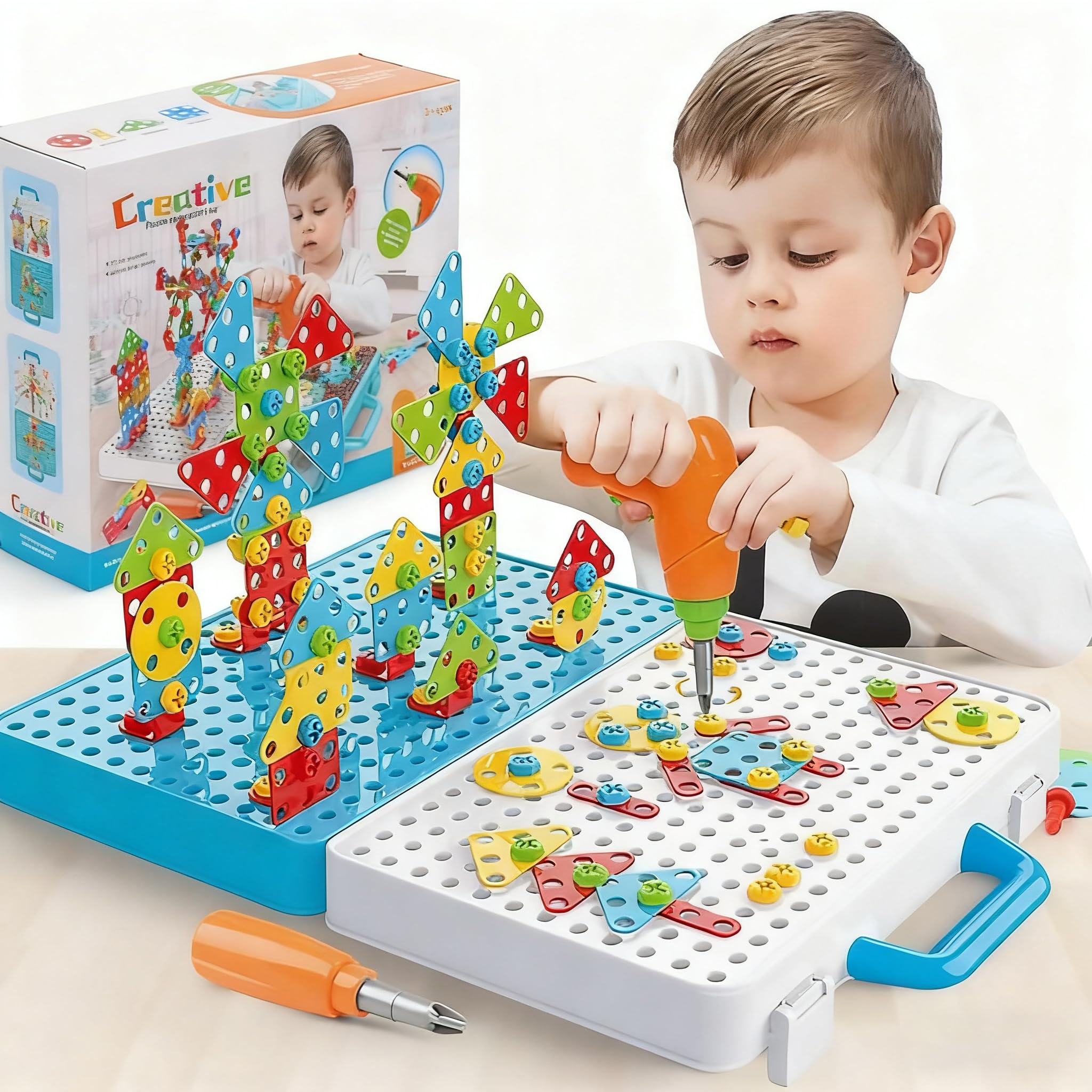 KINDLUME Train Magnétique Éducatif Avec Chiffres 0-10 – Jouet Motricité Fine, Couleurs Et Comptage – Dès 1 An