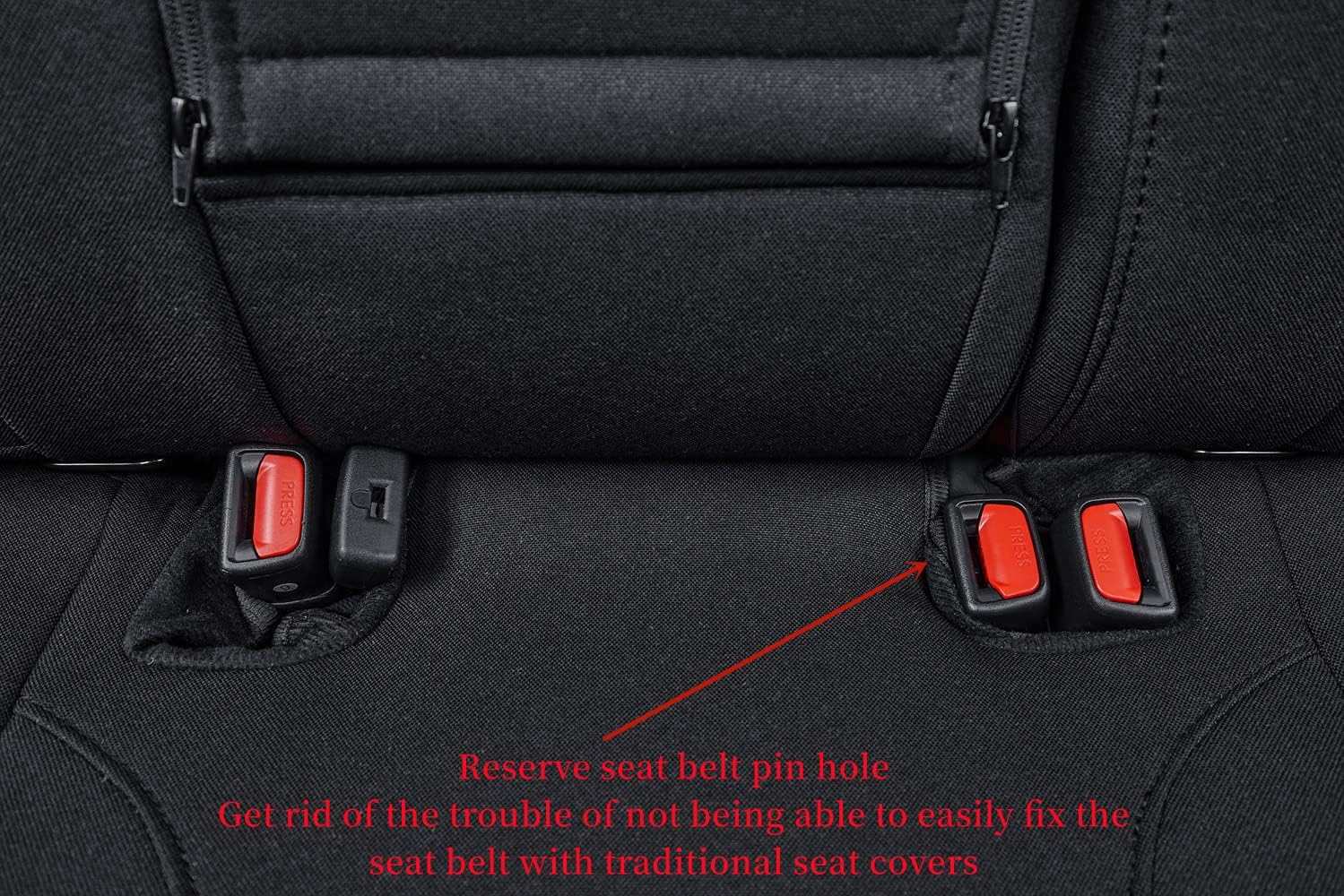 coverdream Custom Fit Impreza Car Seat Covers for Subaru Impreza 2012 2013 2014 2015 2016,Full Coverage Polyester Seat Protector (Full Set,Black)