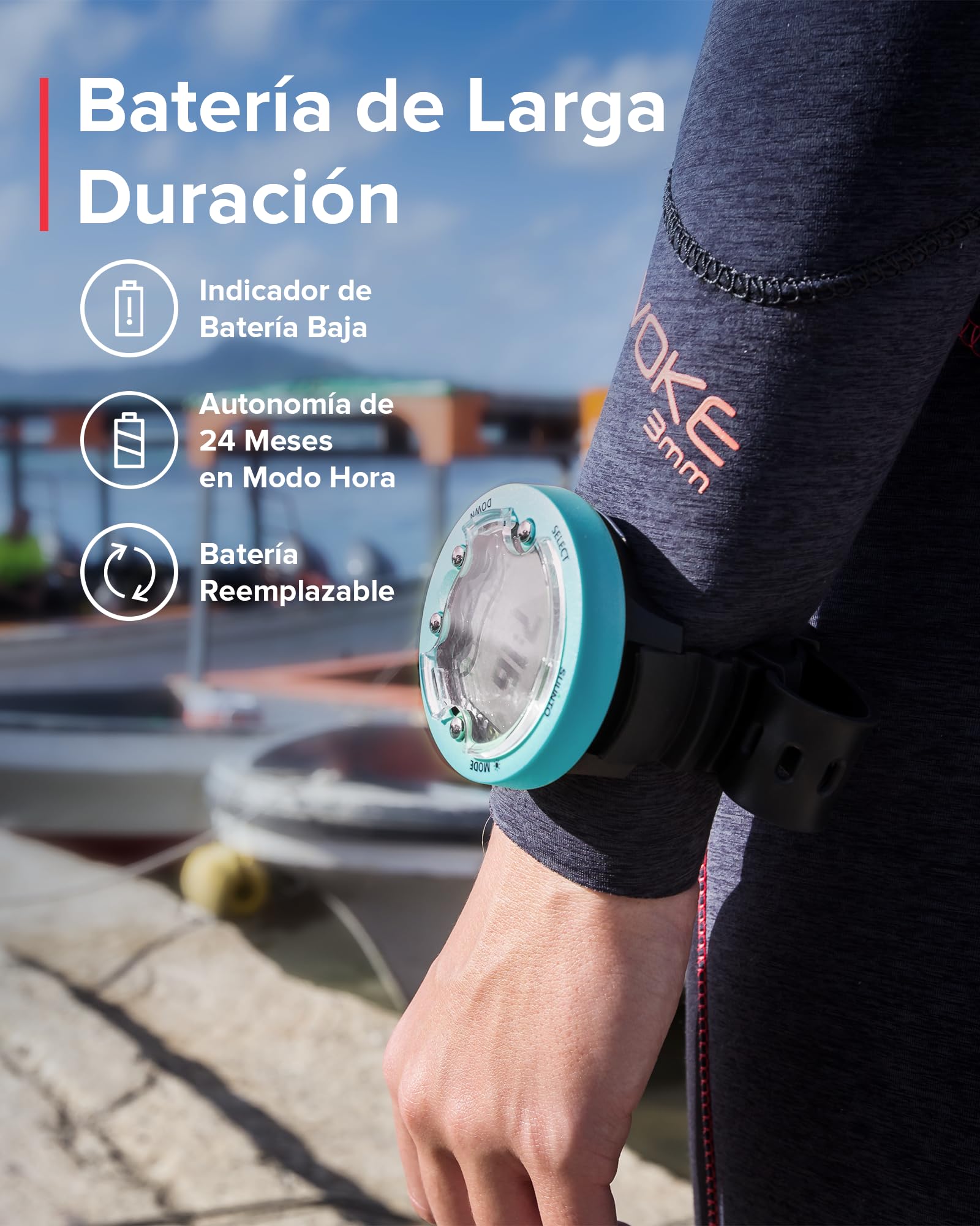 SUUNTO Zoop Novo Swimcomputer, Adultos Unisex, Azul, Talla única