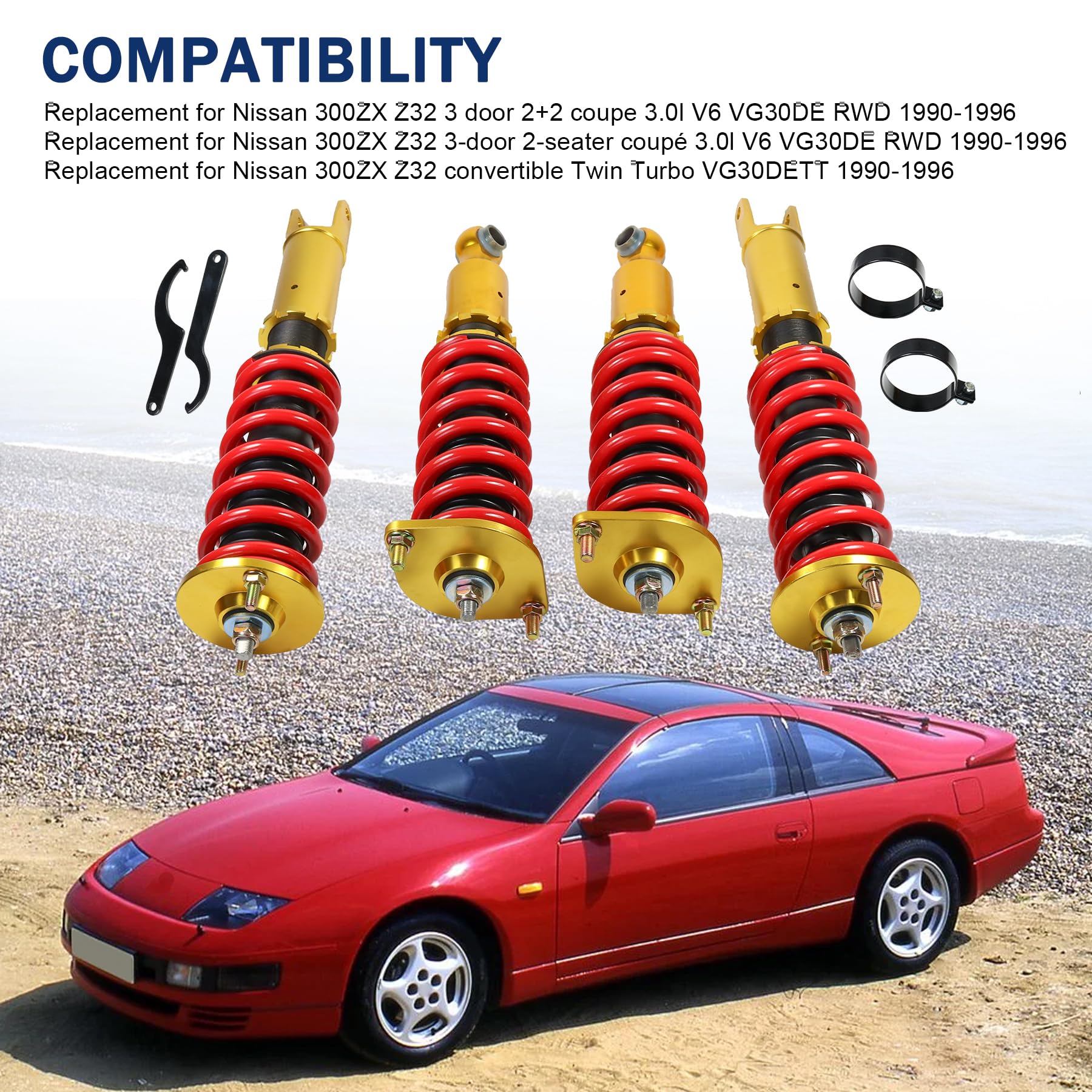 Amazon.com: Coilovers Strut Suspension Kit Replacement For Nissan