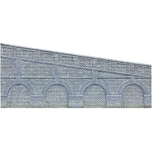 Mid Stepped Arched Retaining Walls x2 Engineers Blue Brick. Buildings