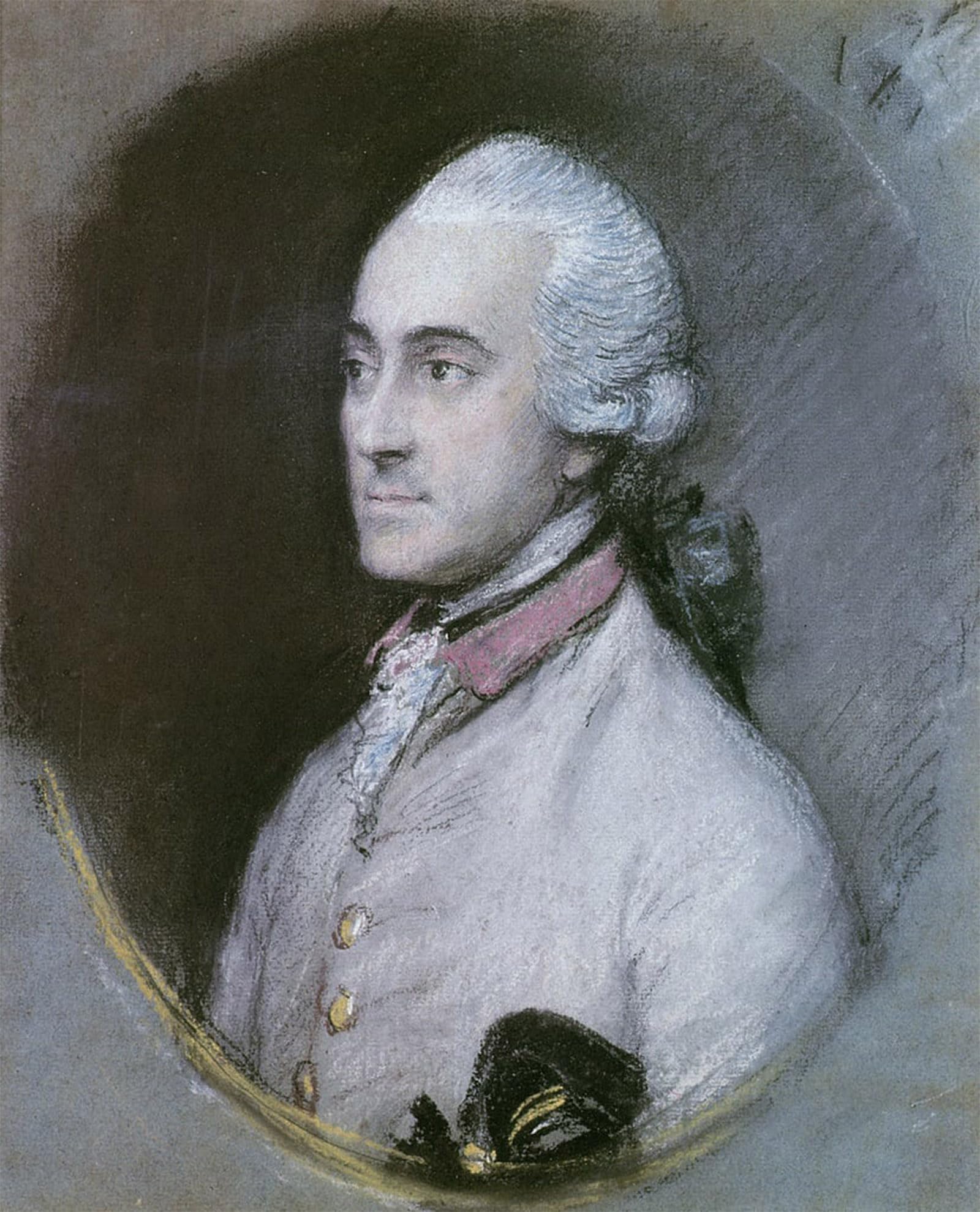 ARTXLXXBN Famous Prints Artwork Pictures Poster Painting Art Portrait of George Pitt St Baron Rivers by Gainsborough Artwork Landscape Pictures for Home Decor 60x90cm