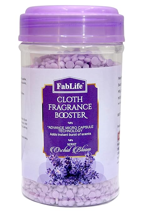 FABLIFE CLOTH FRAGRANCE BOOSTER - FOR LONG LASTING FRESH FRAGRANCE (ORCHID BLOOM-PURPLE 300 GMS)