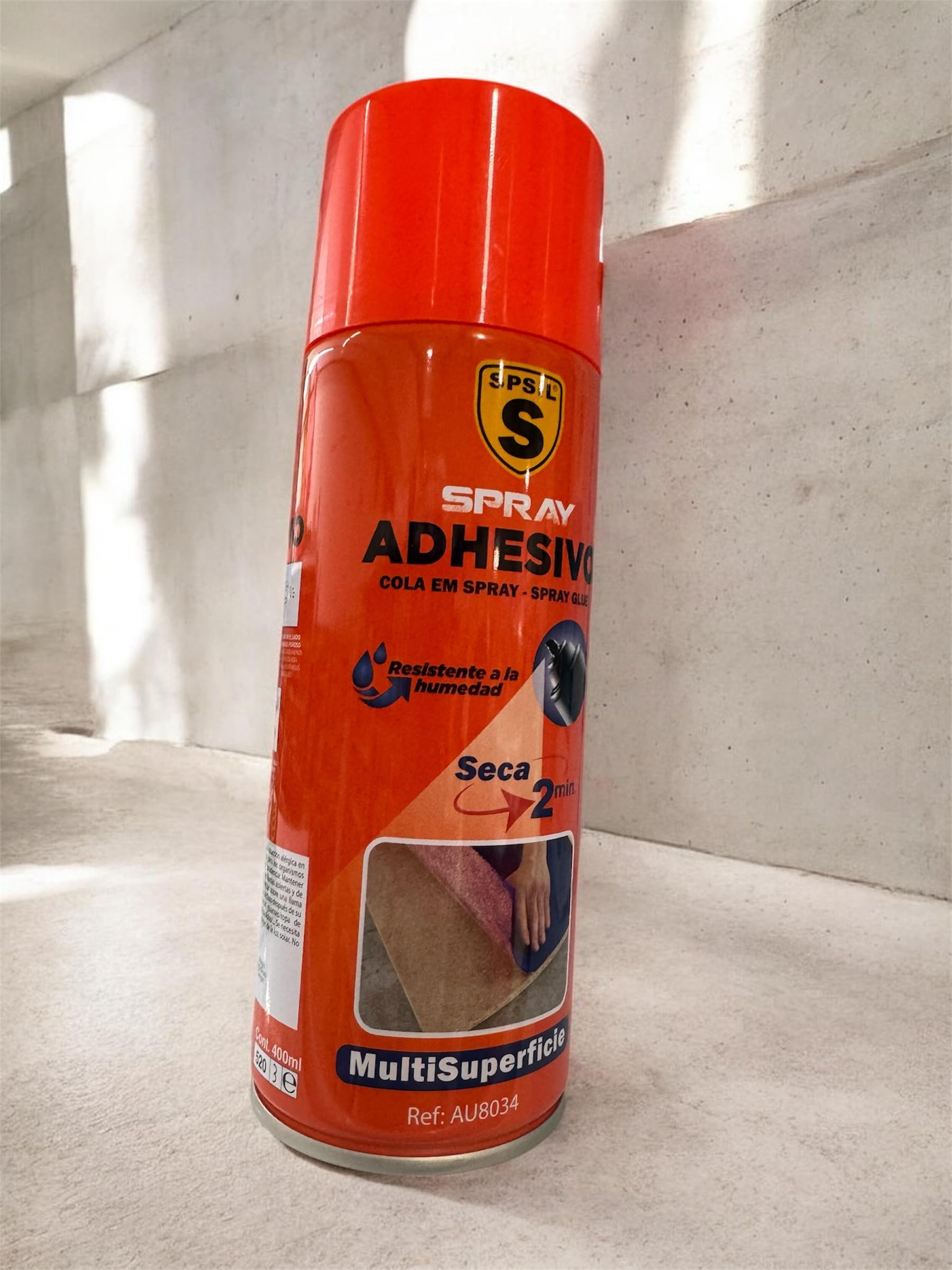 Spray Adhesivo Multisuperficie 400ml - Pegamento en Spray Multiusos/Resistente a la Humedad (12)