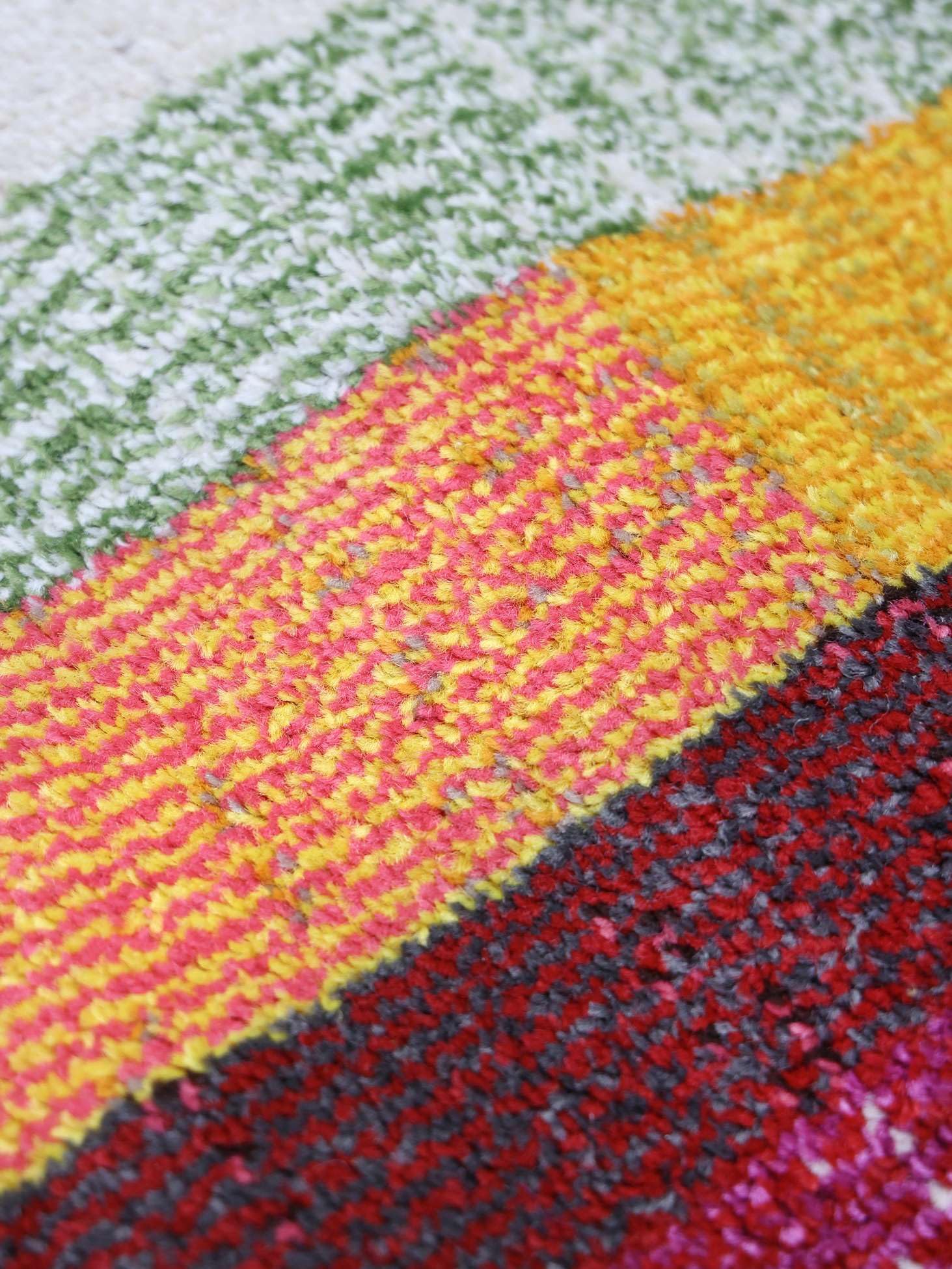 RugVista Markiz Alfombra, 140 x 200 cm, Multi/Rosa | Berber / Morocco, Rectangular, Pelo medio, Limpieza en seco, Oeko-Tex 100, Sala de estar, Dormitorio, Cocina