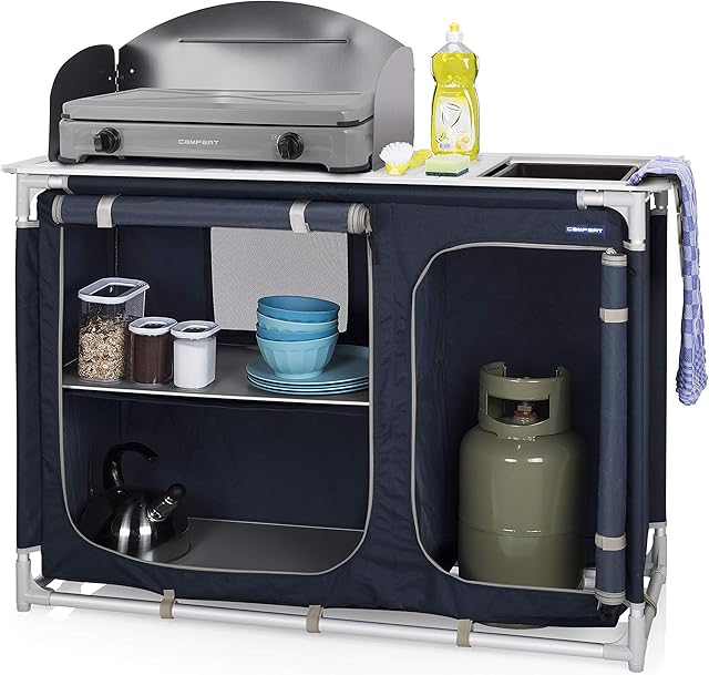 Salamanca KI-0412 Camping Kitchen - Hinged