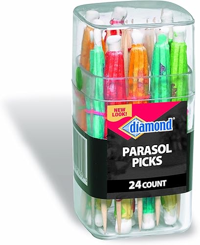 24-ct Diamond Parasol Picks