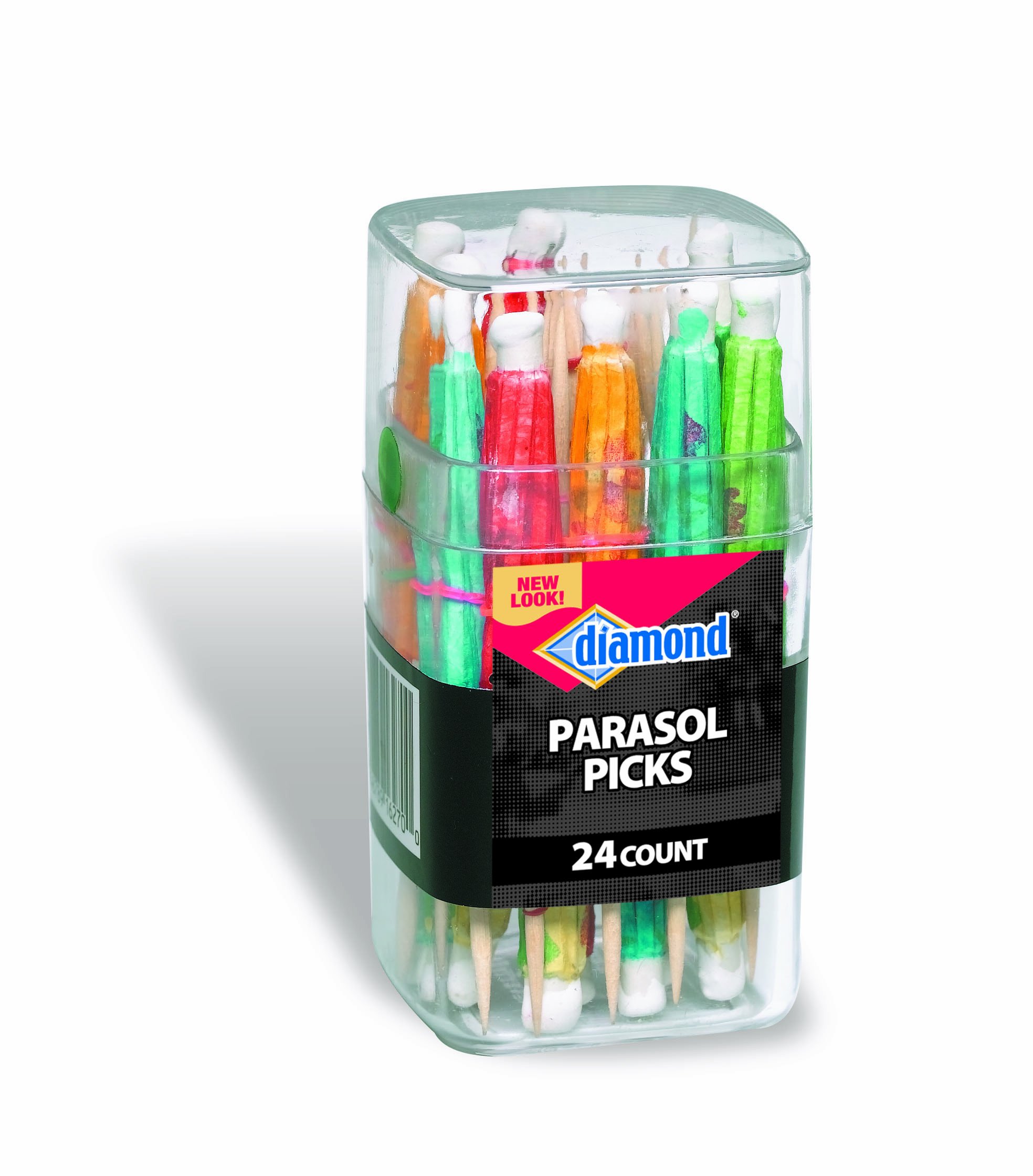 24-ct DIAMOND PARASOL PICKS