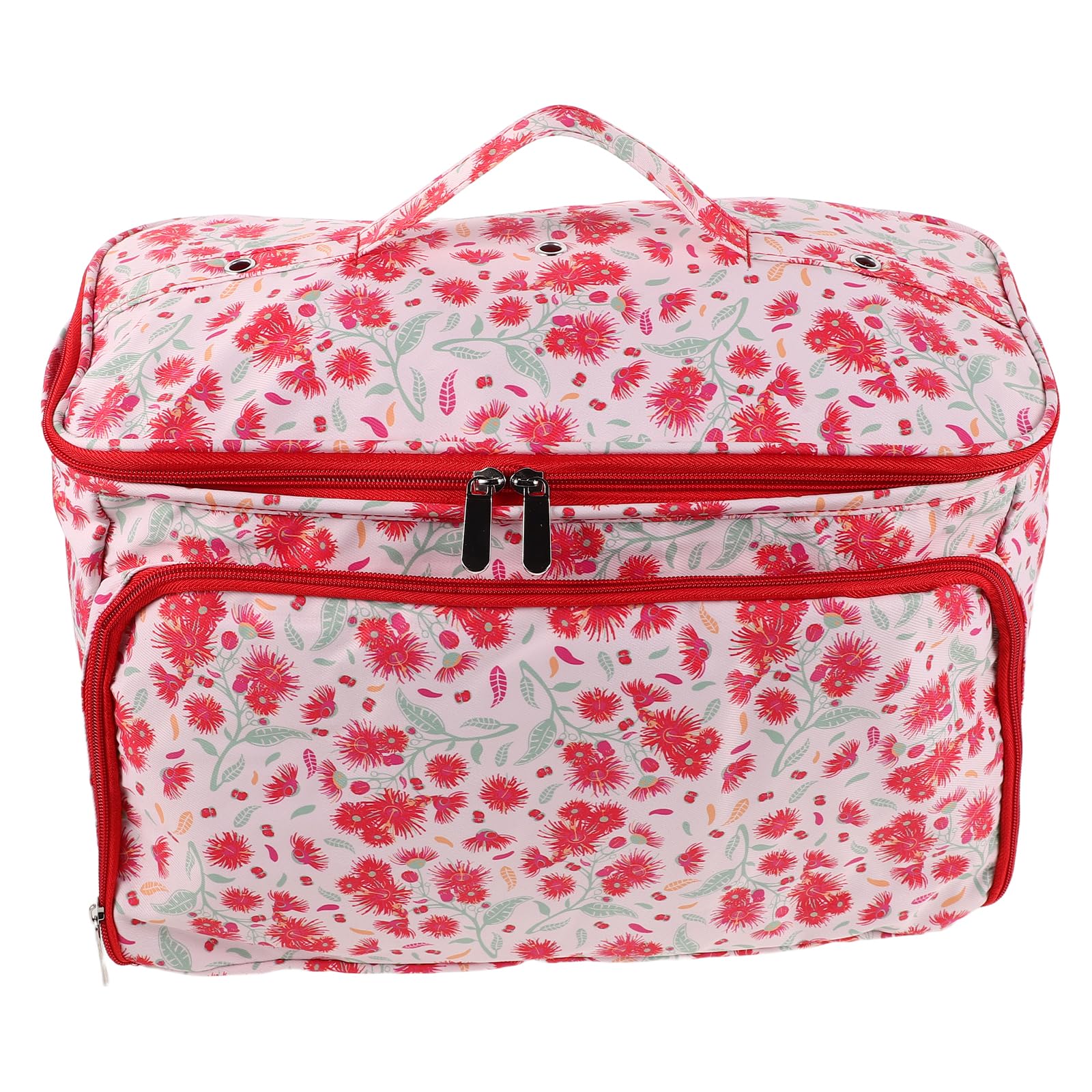 Sac de rangement crochets rouge : protégez vos pelotes de laine
