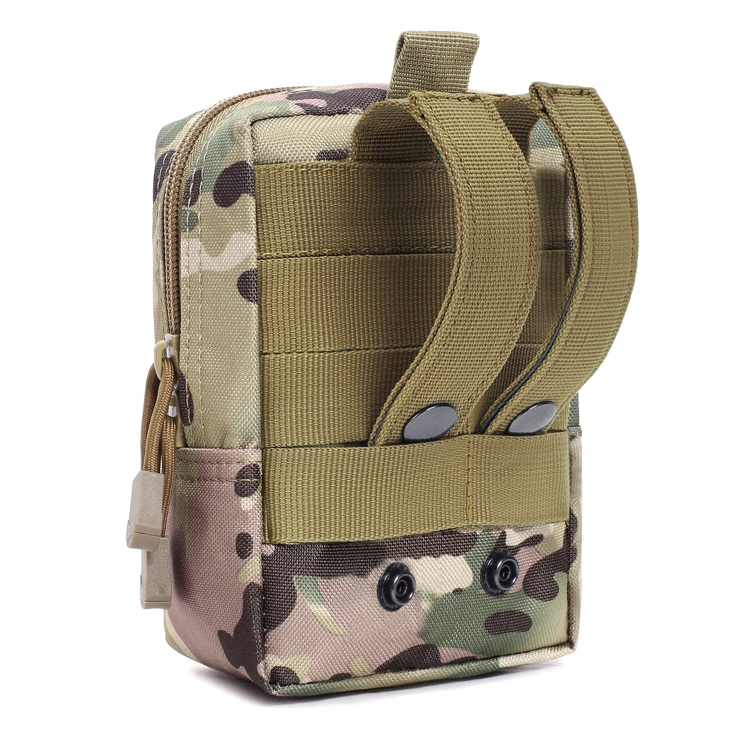 TRIWONDER Pochette Tactique MOLLE Horizontale Pour L'administration - Sac à Outils EDC Militaire - Accessoire De Transport - Ceinture à Suspendre - Noir