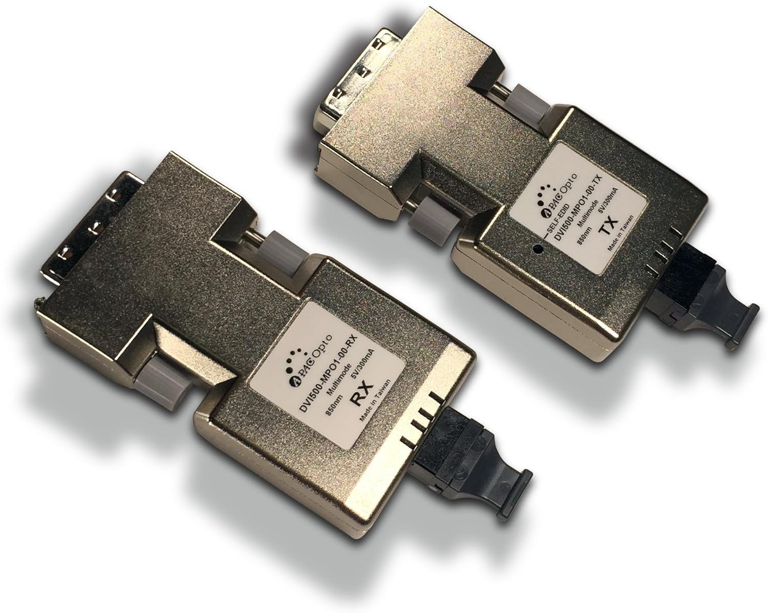 APAC Opto Electronics Inc. DVI Dual Link Extender via One MPO Fiber, SelfEDID