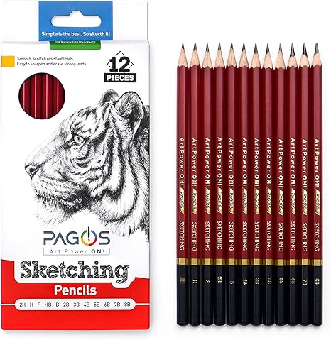 Amazon Pagos スケッチ ドローイング鉛筆セット 幅広い鉛筆の芯 スムーズな描画とスケッチ 安全使用 異なるhとbの芯の描画用鉛筆キット 初心者や子供 アートに最適 12 鉛筆 文房具 オフィス用品 Amazon Pagos スケッチ ドローイング鉛筆セット 幅広い鉛筆の芯 スムーズな描画とスケッチ 安全使用 異なるhとbの芯の描画用鉛筆キット 初心者や子供 アートに最適 12 鉛筆 文房具 オフィス用品