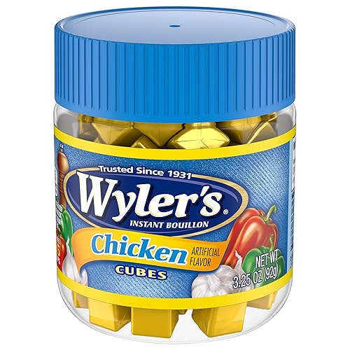 Miniatura 6 de Wyler's Instant Bouillon, cubos de pollo, 3.25 onzas (paquete de 8)