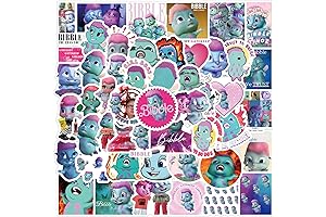 61Pcs Bibble Stickers - Aesthetics Cartoon Stickers Pack