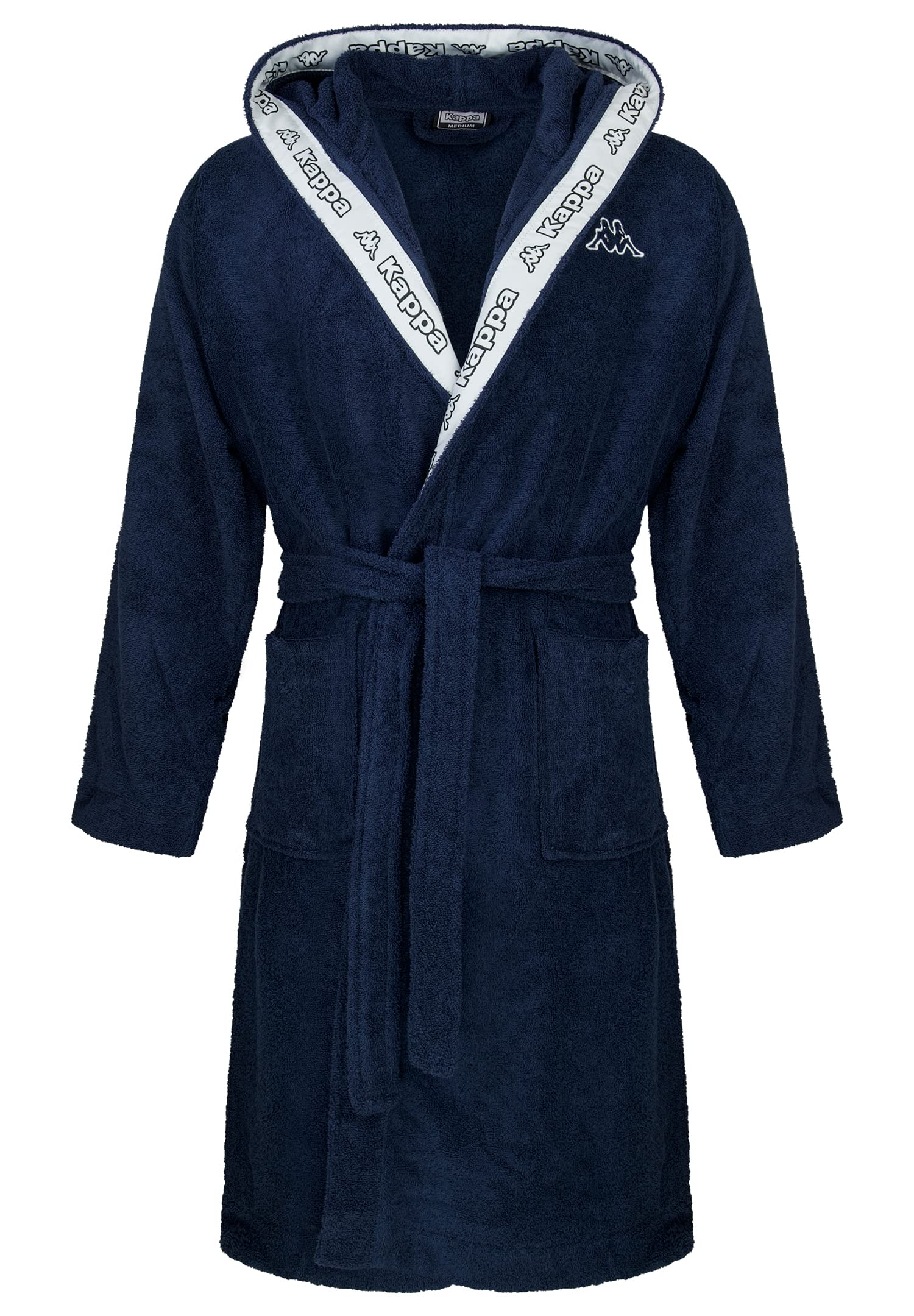 Kappa Peignoir unisexe à capuche 100 % coton Taille S à 4XL