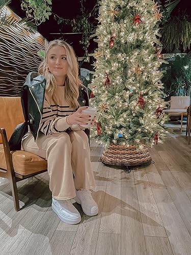 Vista 2 de ETCYY NEW Conjunto elegante de ropa de descanso para mujer, conjunto de sudadera de punto de 2 piezas con suéter y pantalones deportivos de pierna