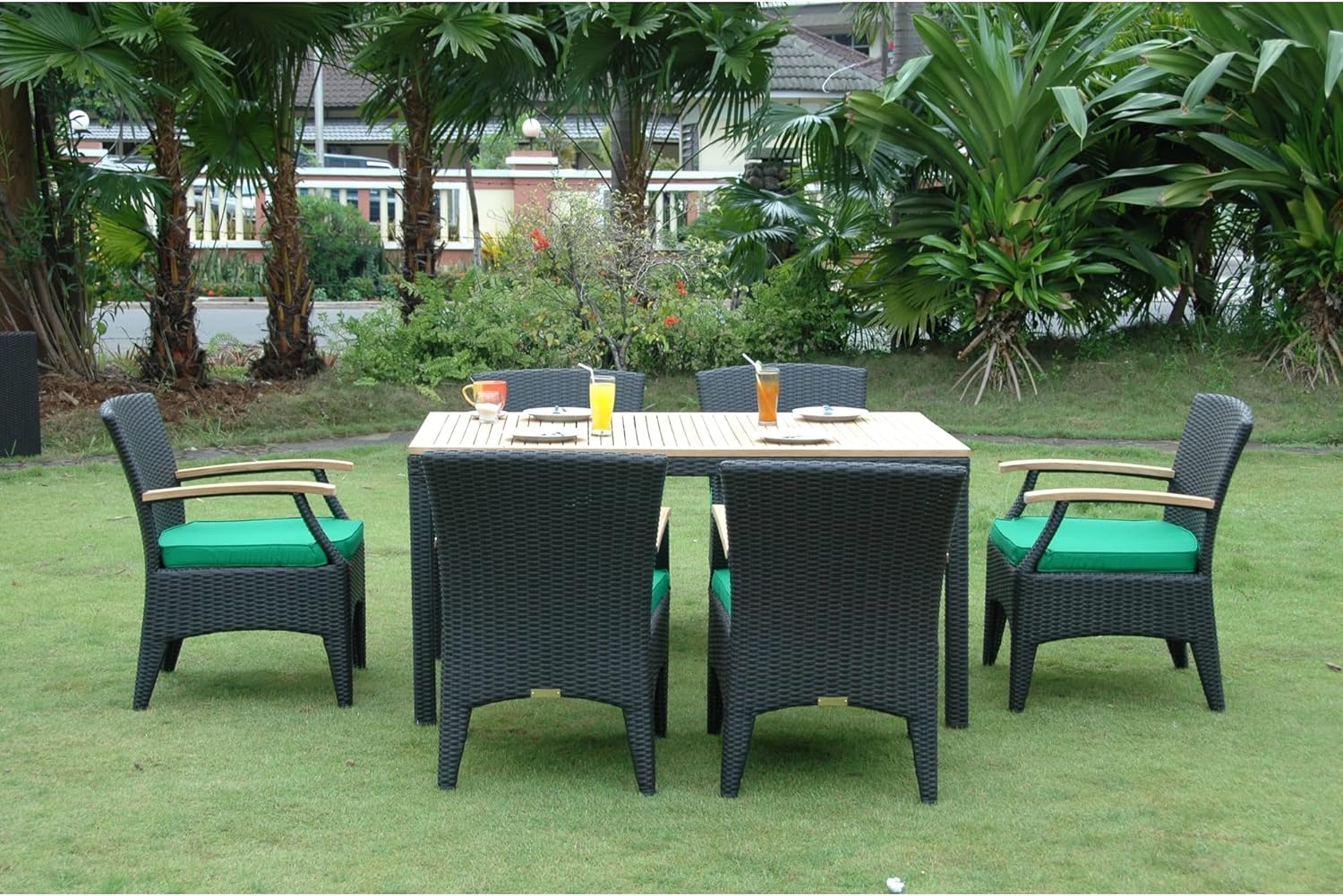 Anderson Teak SR016TB Bellagio Dining Set SR016TB