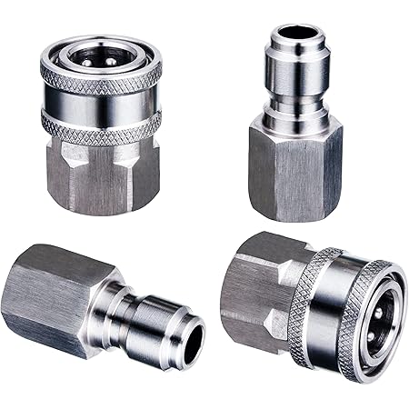 Raccord Rapide Paintball 1/8 NPT – Fiche ASA Haute Pression, Excellent état