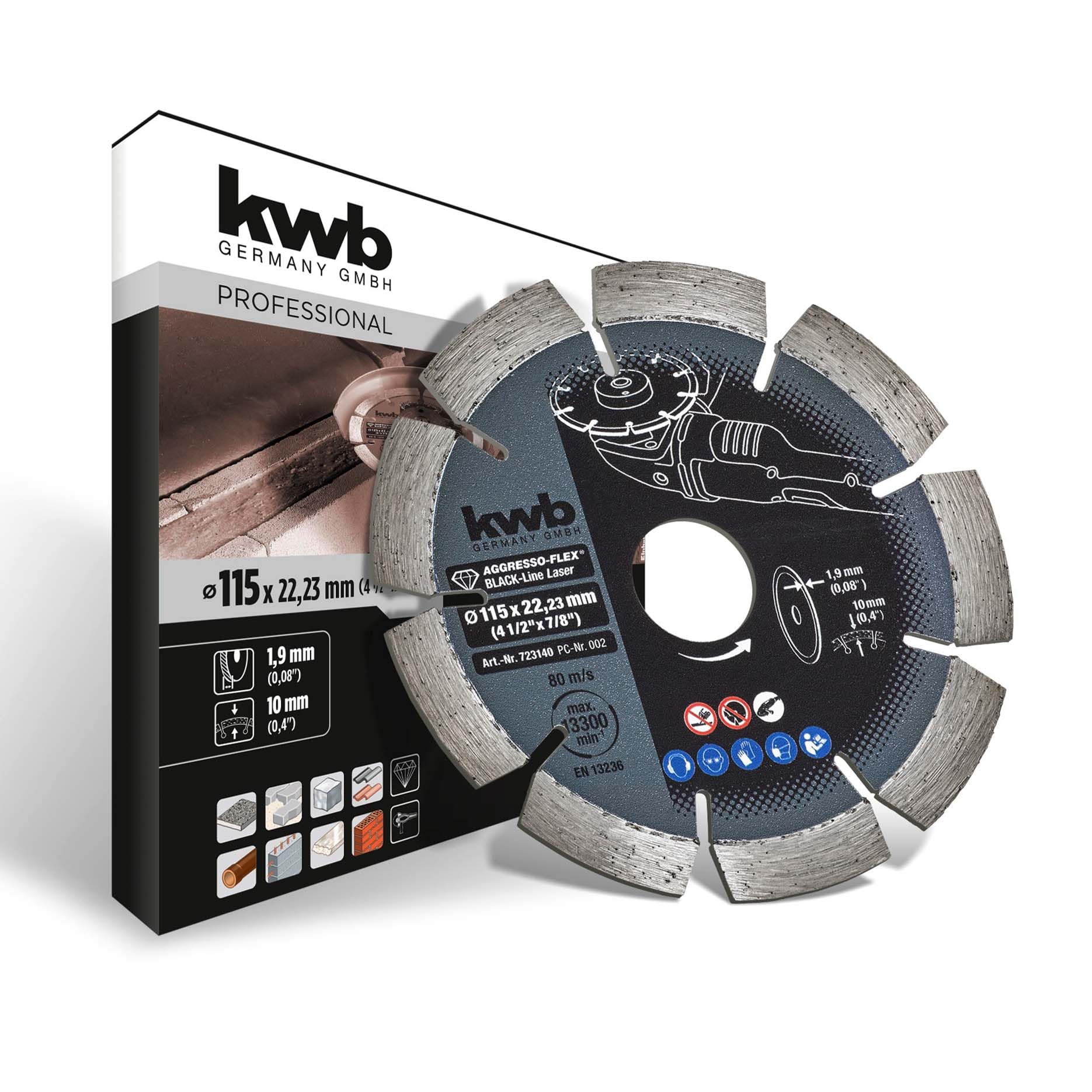 Kwb Elmas Beton Kesme 115 mm - 49723140