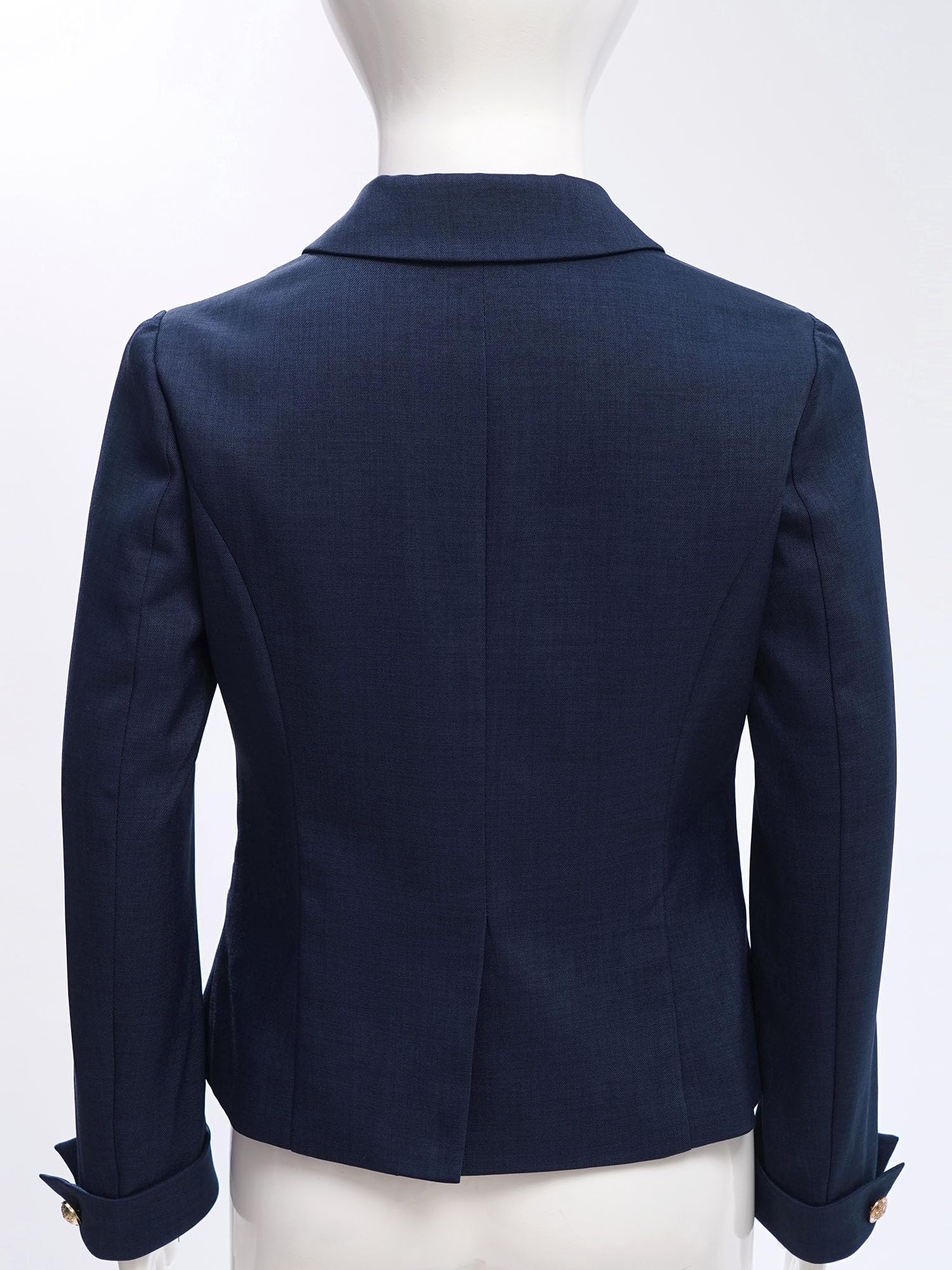 TTAO Blazers D'uniformes Scolaires Enfant Fille Veste Blazer Manches Longues Col à Revers avec Poches Extérieur Veste Blazer Décontractée 5-16 Ans